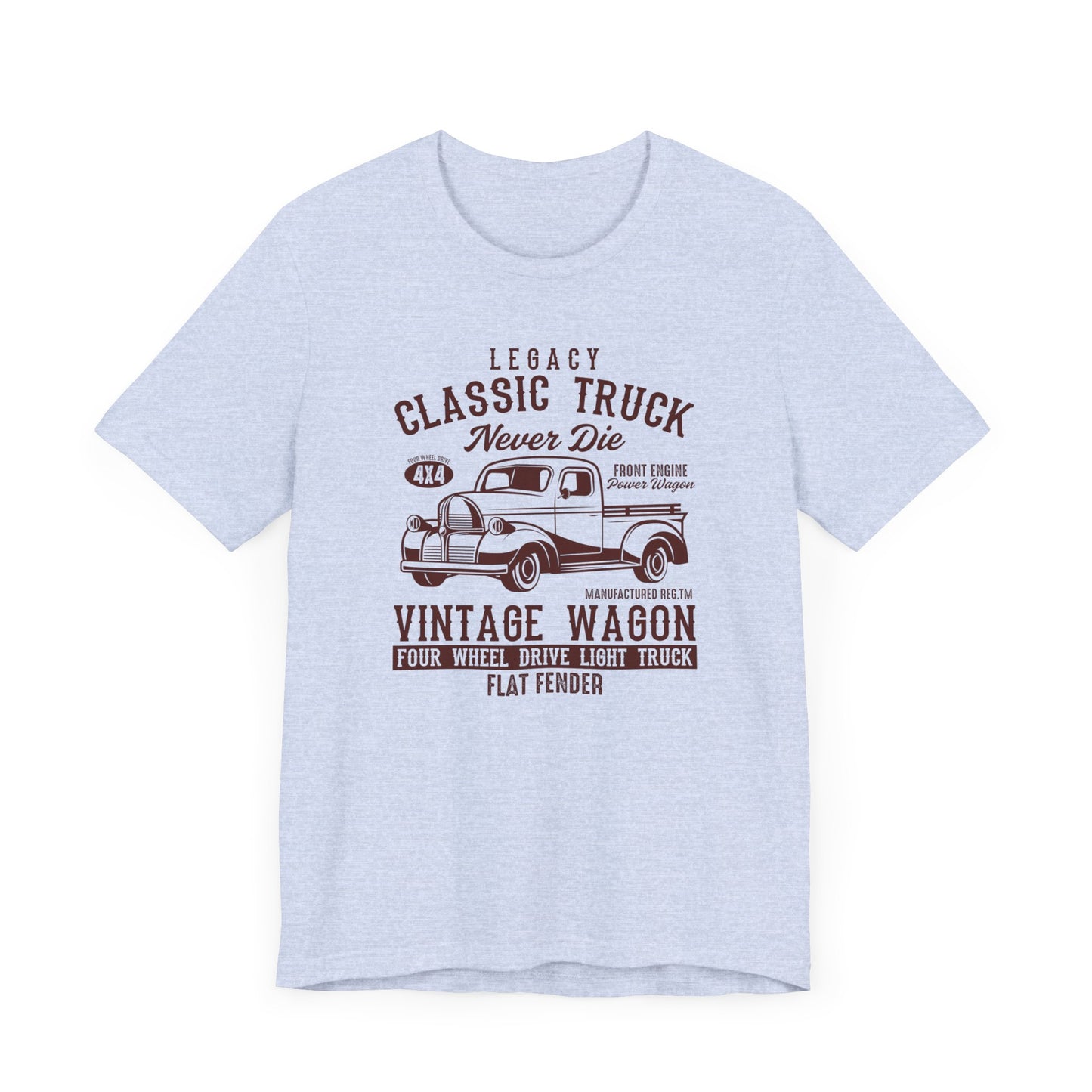 Legacy Classic Truck Never Die - Unisex Jersey Short Sleeve Tee