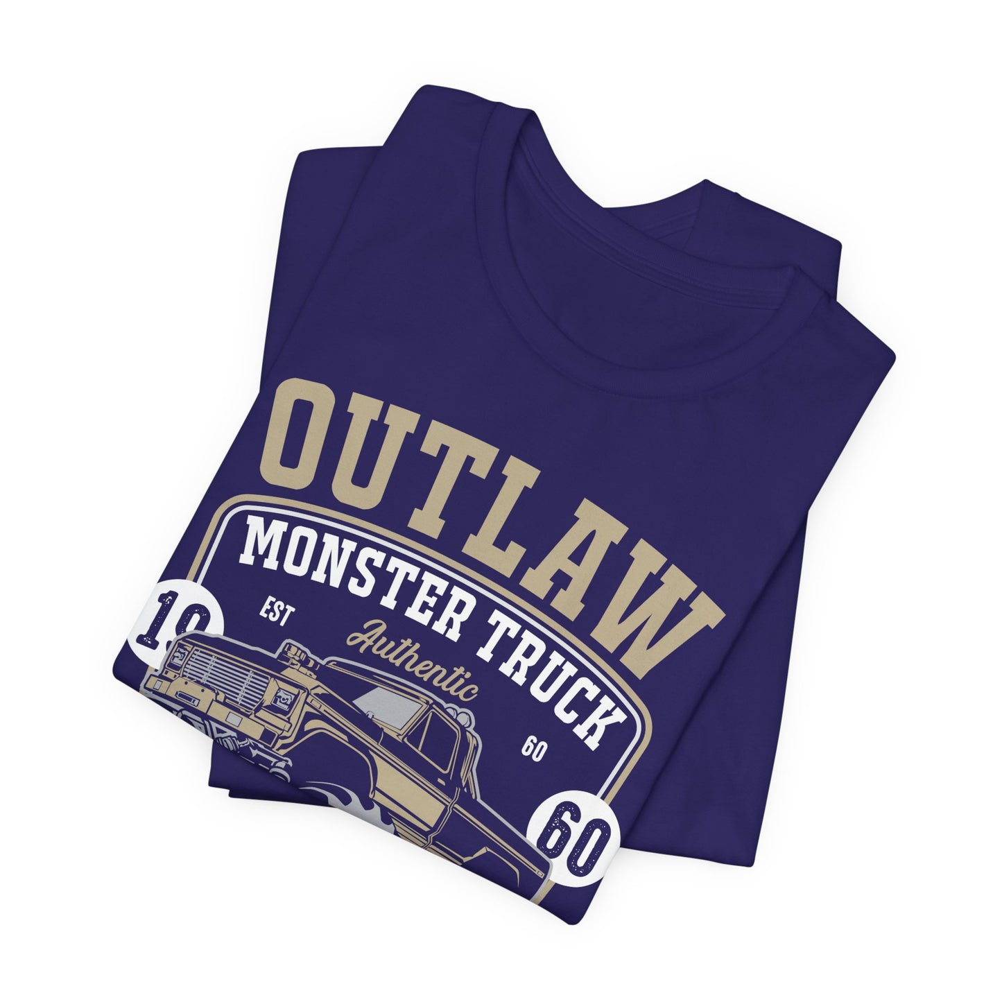 Outlaw, Monster Truck, 1960, That's How I Roll - Unisex Jersey Short Sleeve Tee - 12578