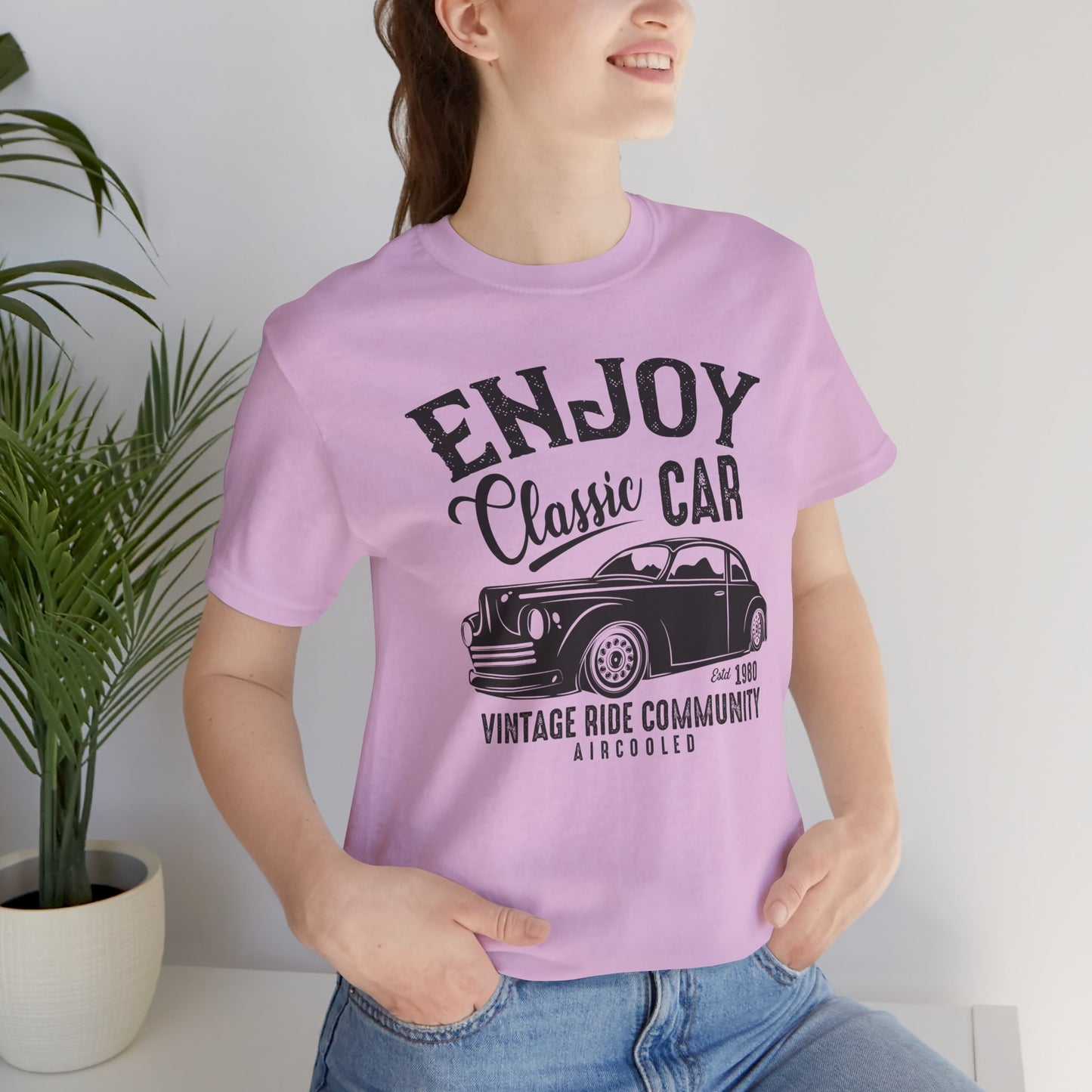 Enjoy Classic Car - Unisex Jersey Short Sleeve Tee - 12607