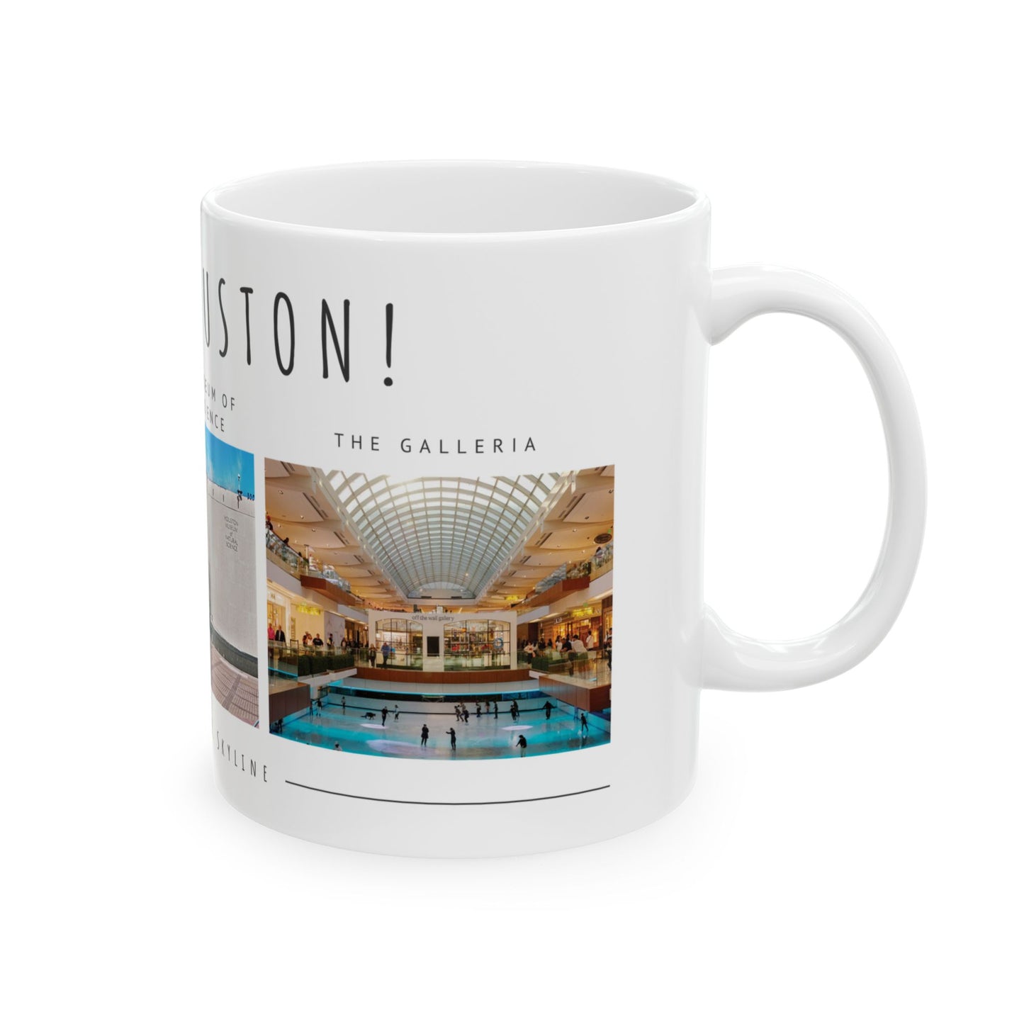 Hello, Houston! Ceramic Mug - 11oz & 15oz - Perfect Gift for Space and Science Lovers - 12094