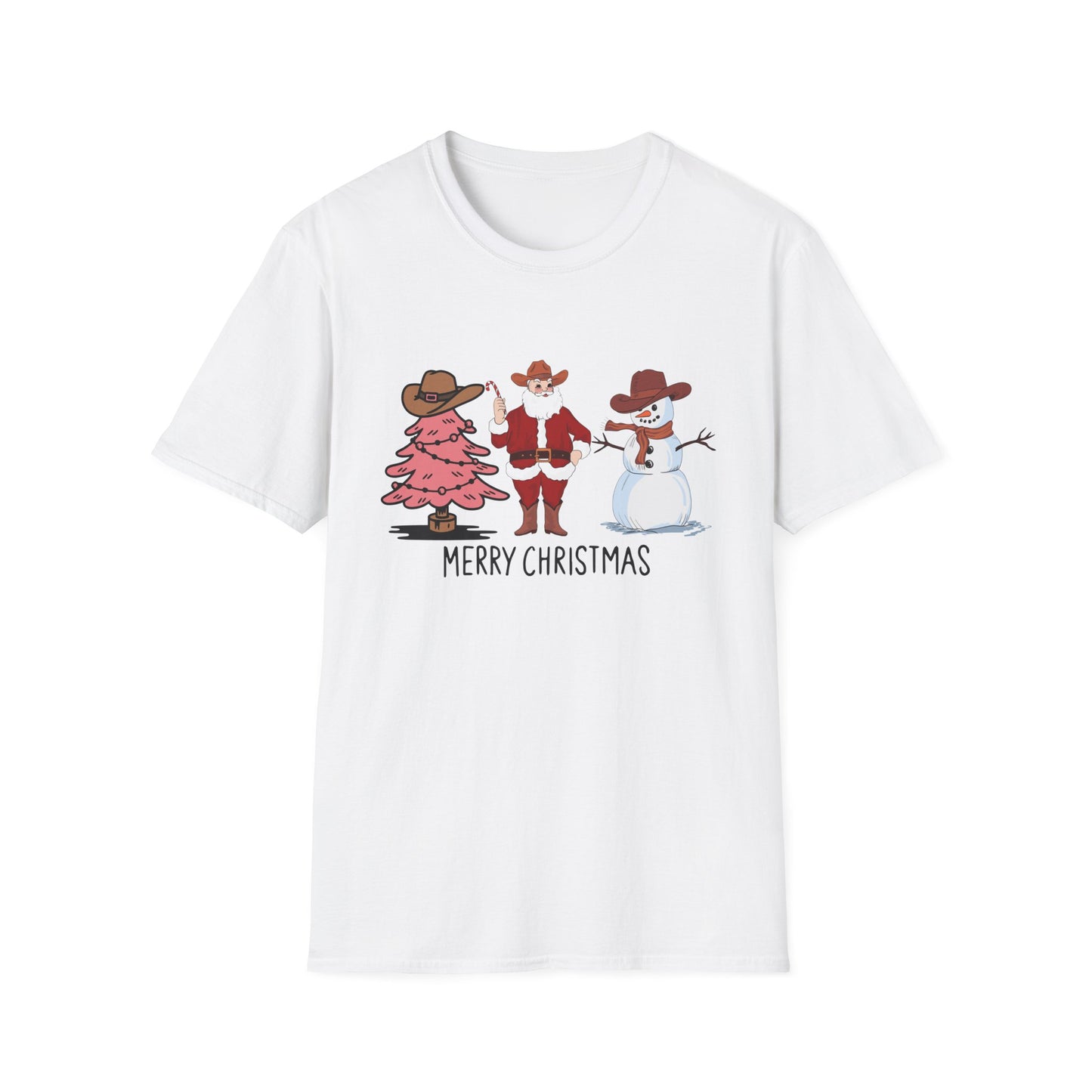 Cowboy's Christmas - Unisex Softstyle T-Shirt - 10349