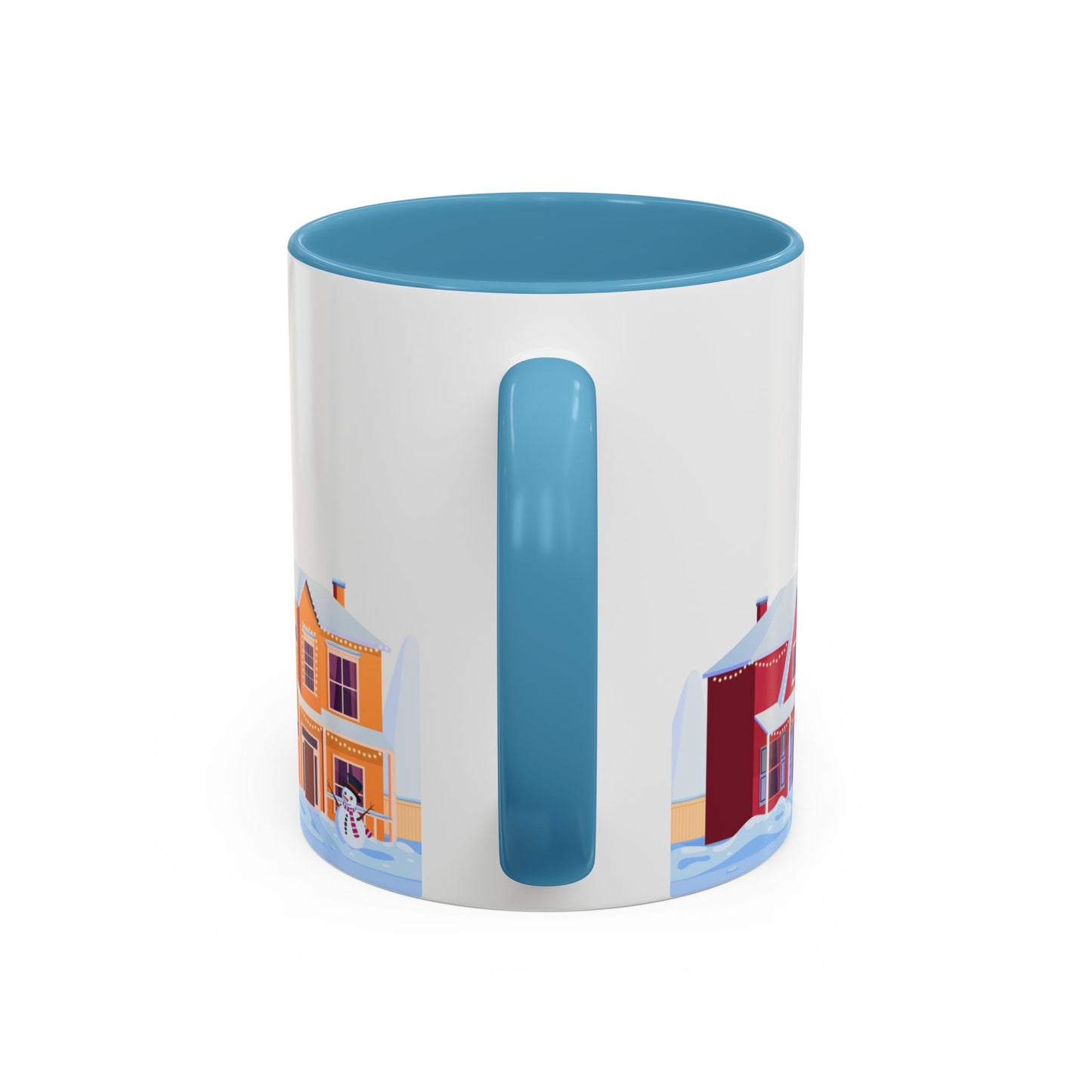 Winter Houses - Accent Coffee Mug (11, 15oz) - 10441