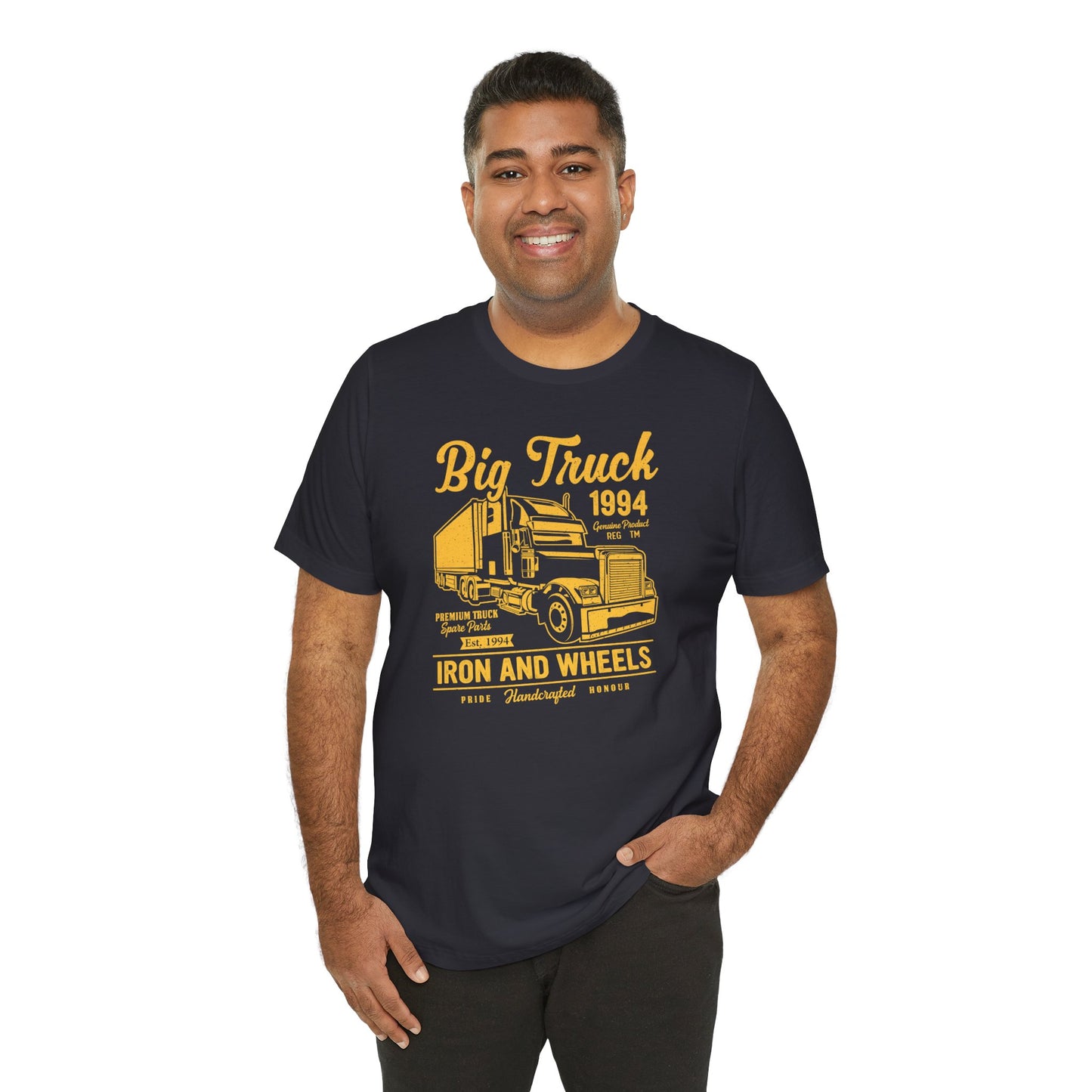 Car & Truck: Big Truck, Iron & Wheels - Unisex Jersey Short Sleeve Tee