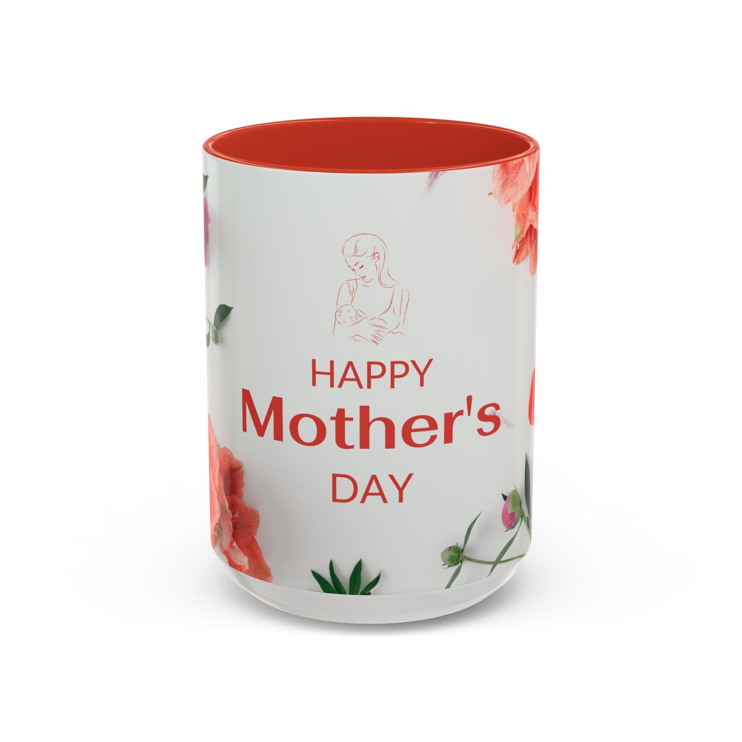 Happy Mother's Day - Accent Coffee Mug (11, 15oz) - 11707