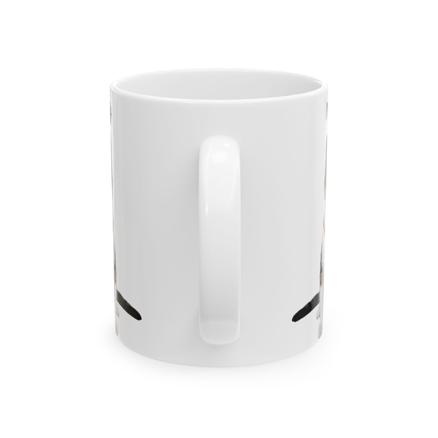 Personalised Cat Ceramic Mug for Animal Lovers, Cute Coffee Mug, Gift for Cat Mom, Personalized Animal Design Cup - 14204