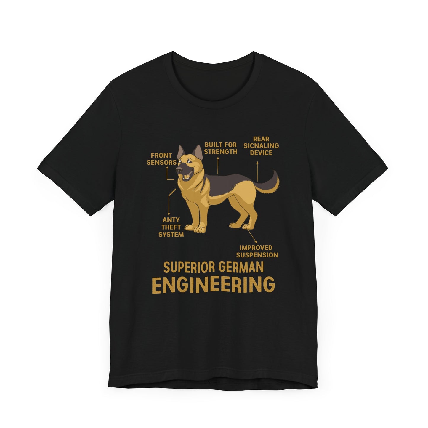 Engineer: Superior German Engineering - Unisex Jersey Short Sleeve Tee