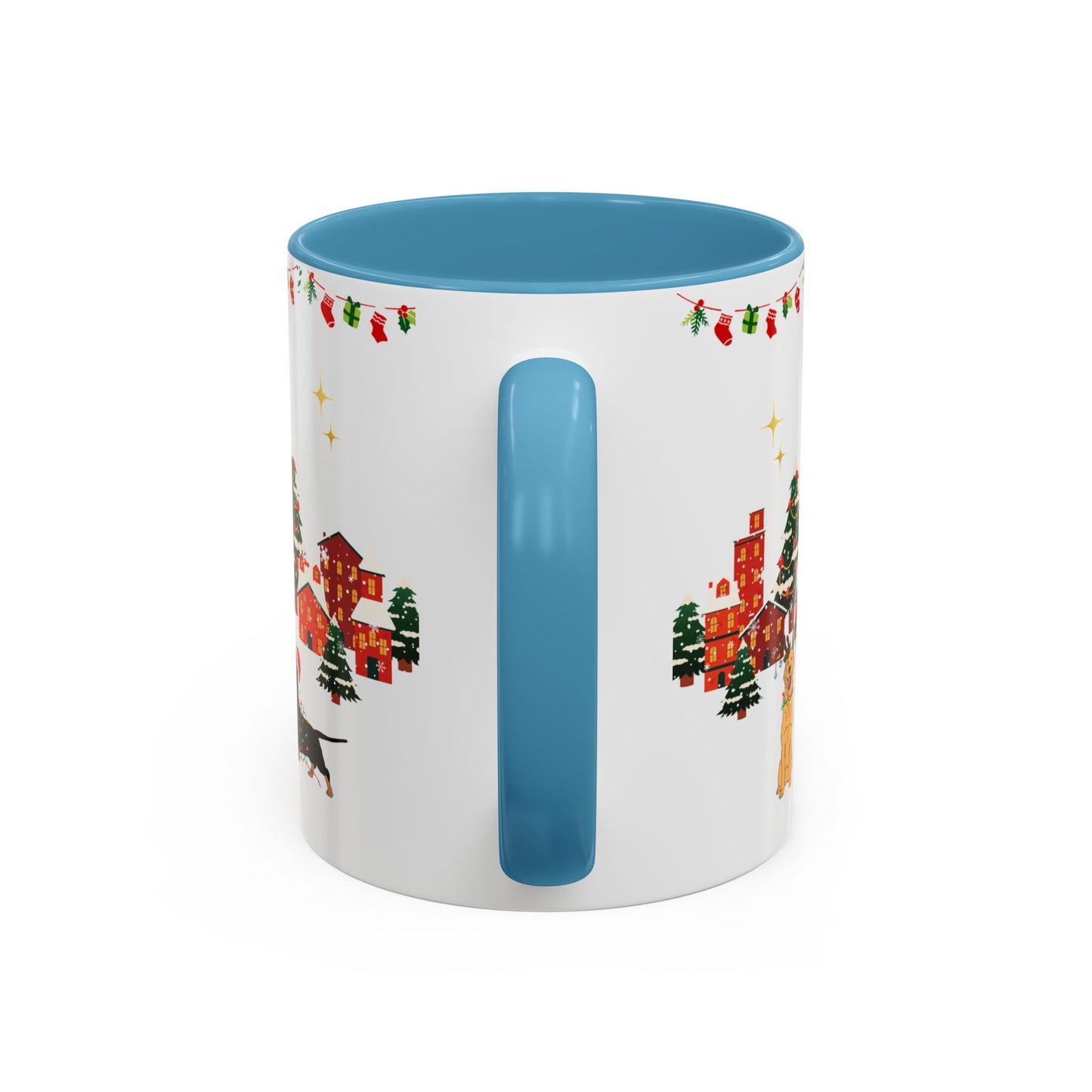 Christmas House - Accent Coffee Mug (11, 15oz)