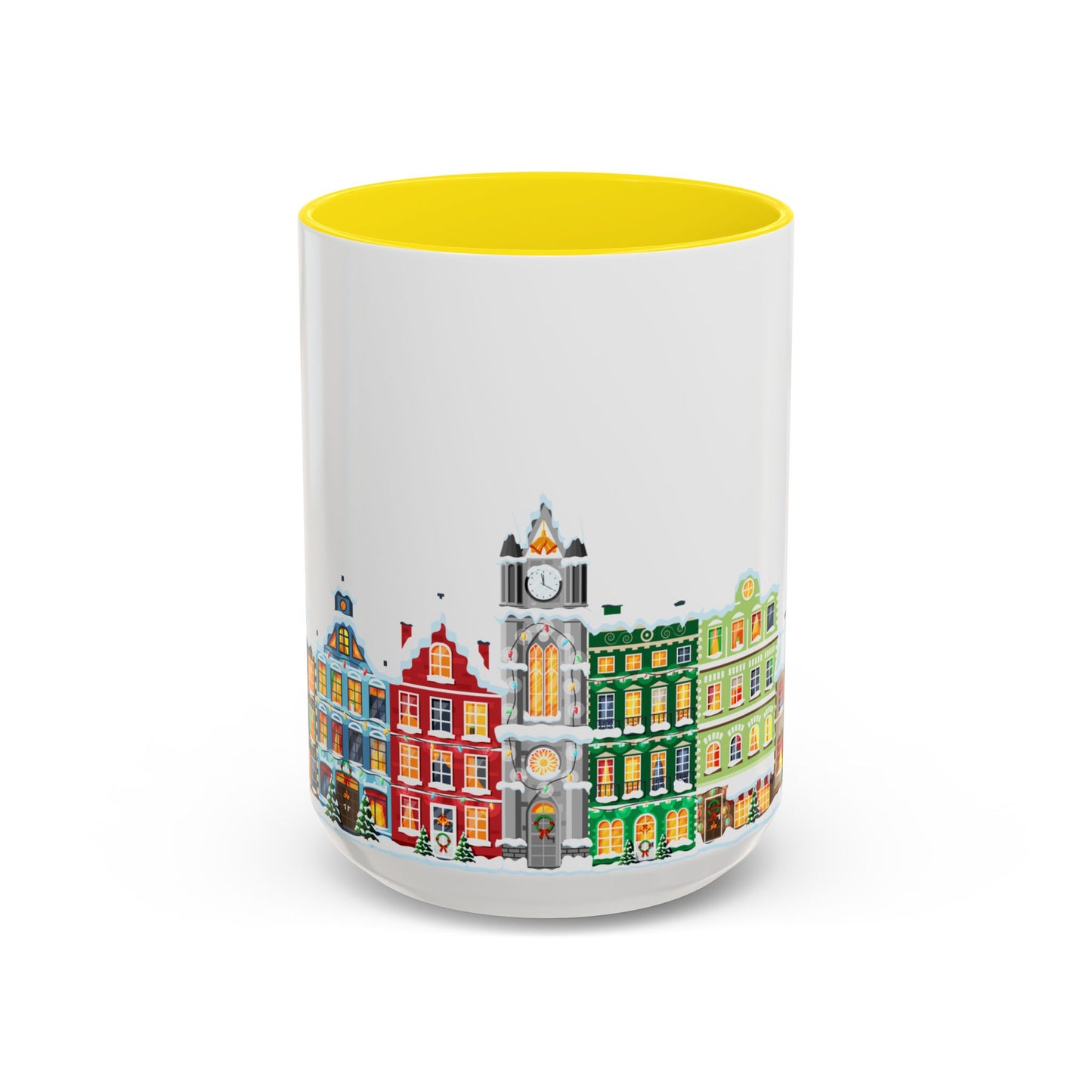 Christmas Houses - Accent Coffee Mug (11, 15oz) - 10438