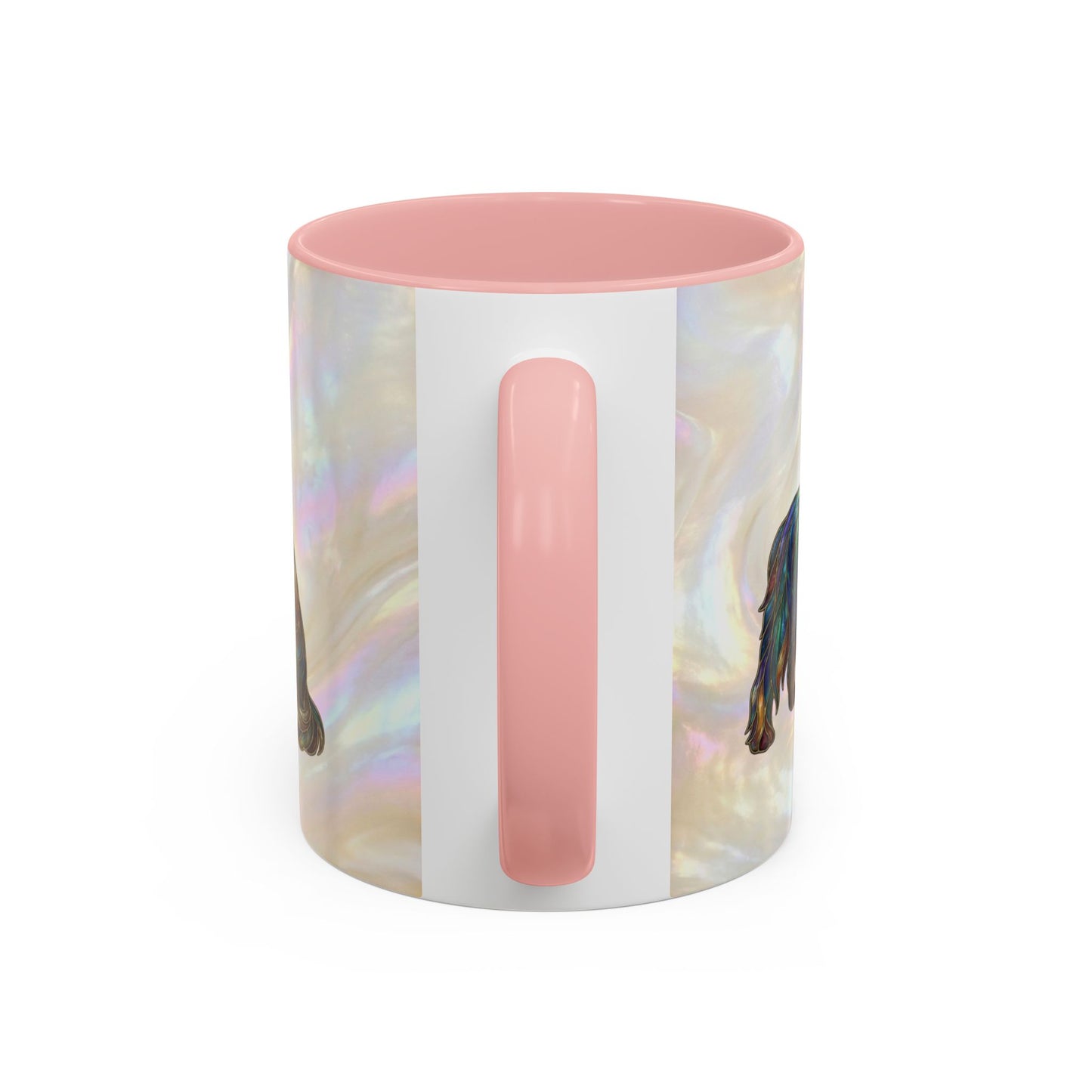 Yorkie Accent Coffee Mug – Stained Glass Design 11/15oz - 14653