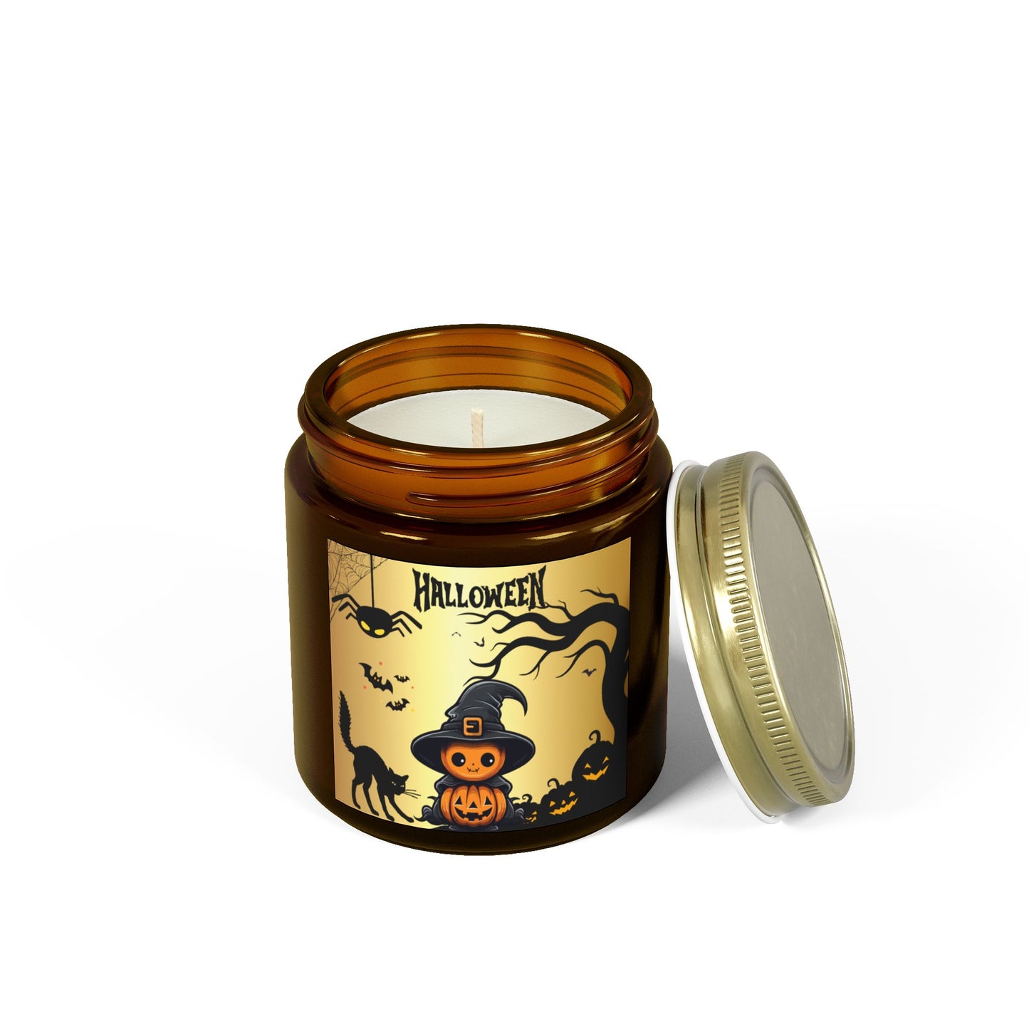 Pumpkin Spice Enchantment - Scented Coconut Apricot Candles (4oz, 9oz)