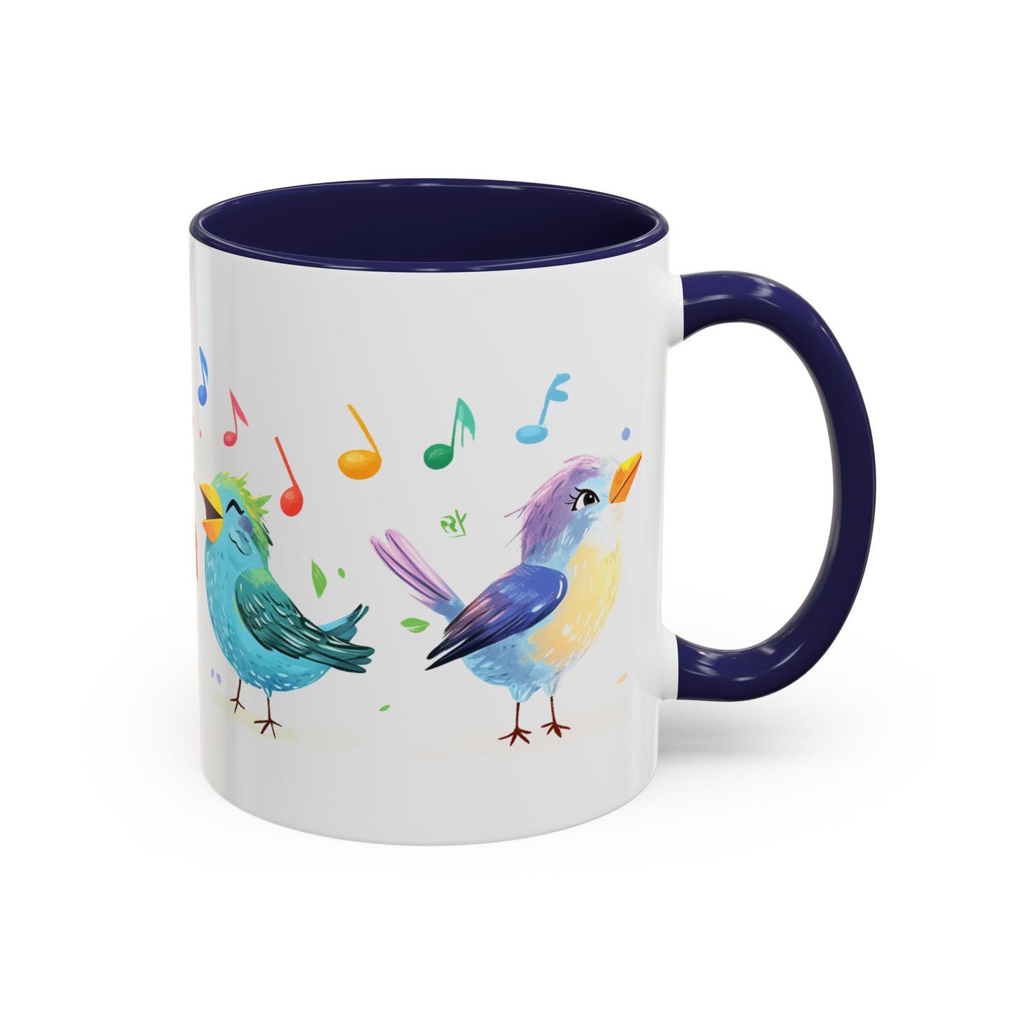 Colorful Birds - Accent Coffee Mug (11, 15oz)