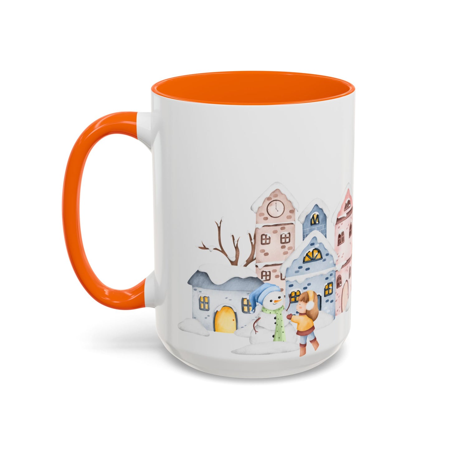 Winter Day, Outdoor - Accent Coffee Mug (11, 15oz) - 10455