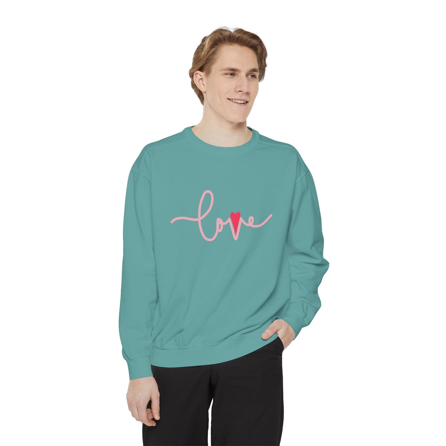 Love - Unisex Garment-Dyed Sweatshirt - 11476