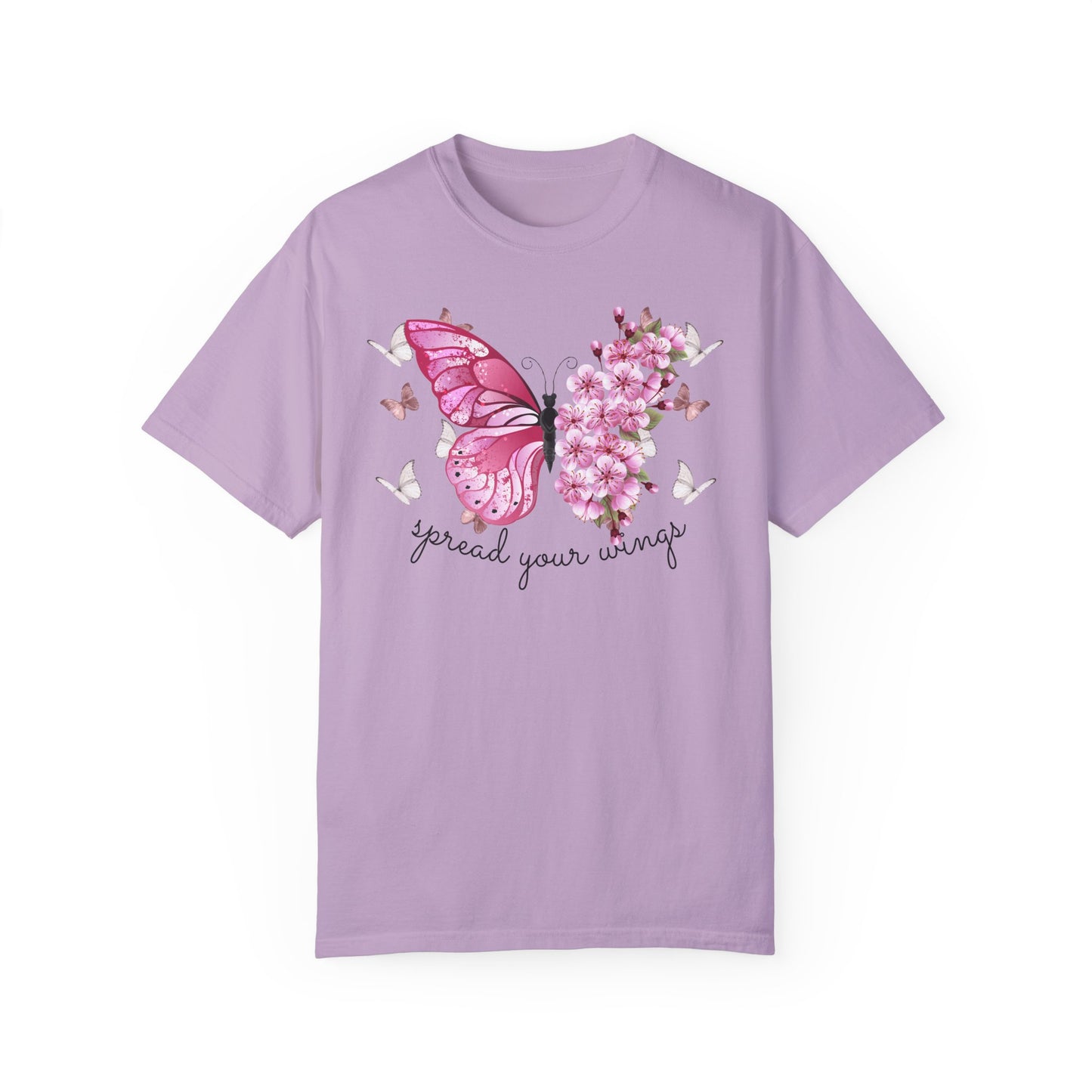 Butterfly, Embrace the Beauty of Nature - Unisex Garment-Dyed T-shirt - 10329