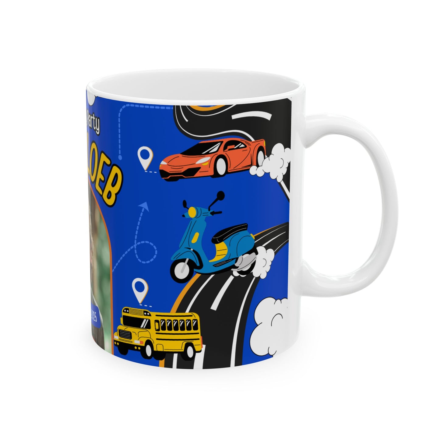 Personalized Birthday Party Mug, Kids' Celebration Gift, Custom Photo Mug, Unique Party Favor, Fun 10th Birthday Keepsake - 13977