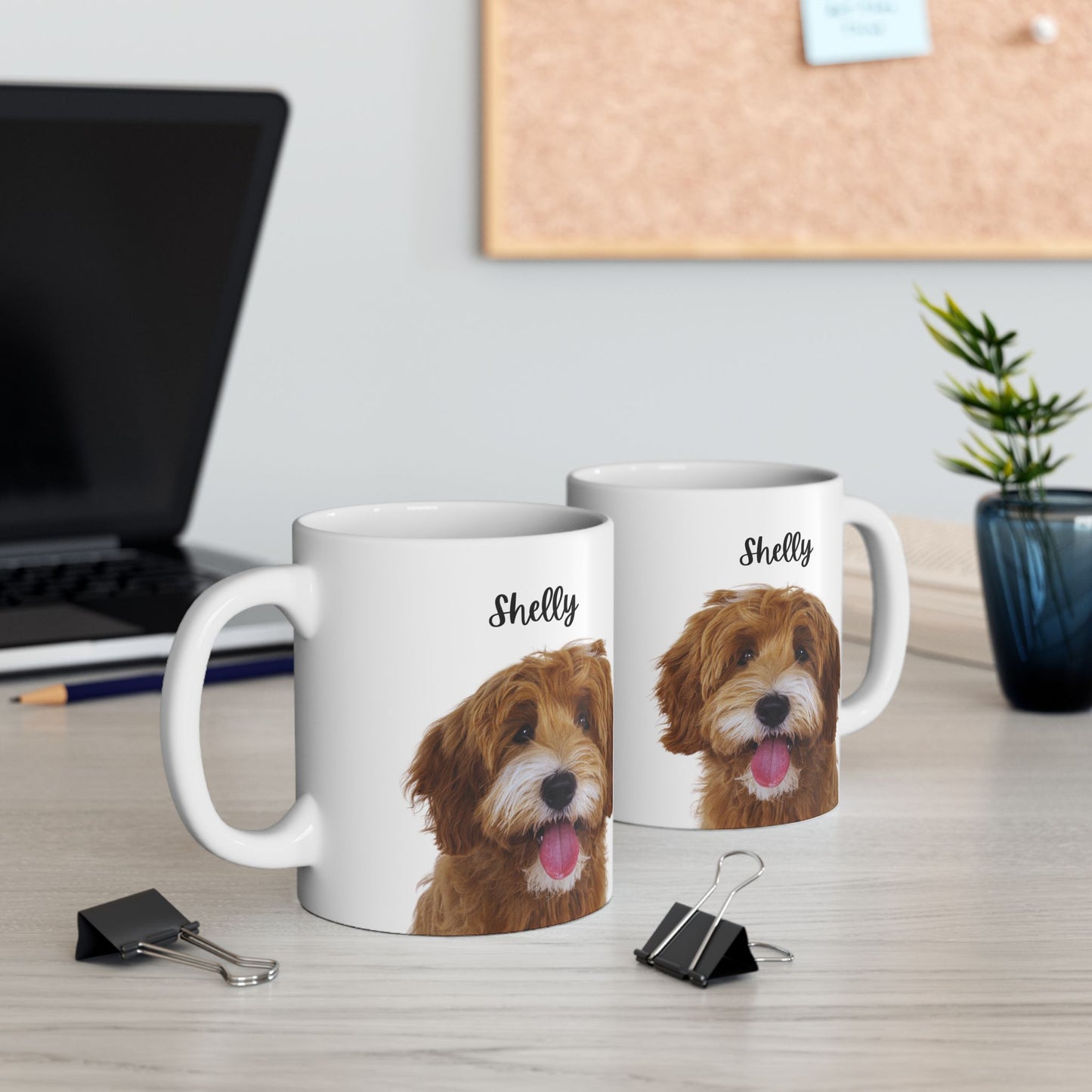 Personalized Dog Lover's Ceramic Mug - Cute Pet Gift for Coffee, Tea, Dog-Themed Home Decor - 14156