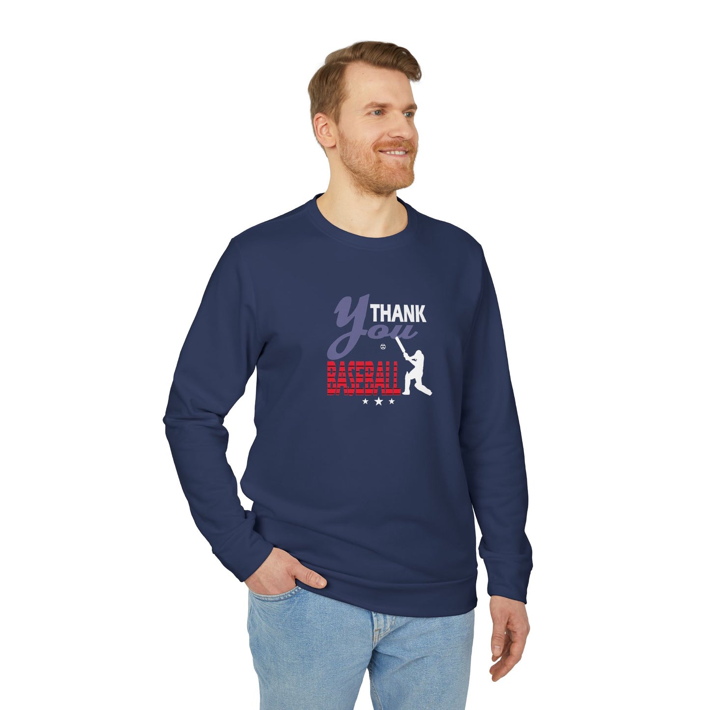 Thank You Baseball - Adidas Unisex Fleece Crewneck Sweatshirt