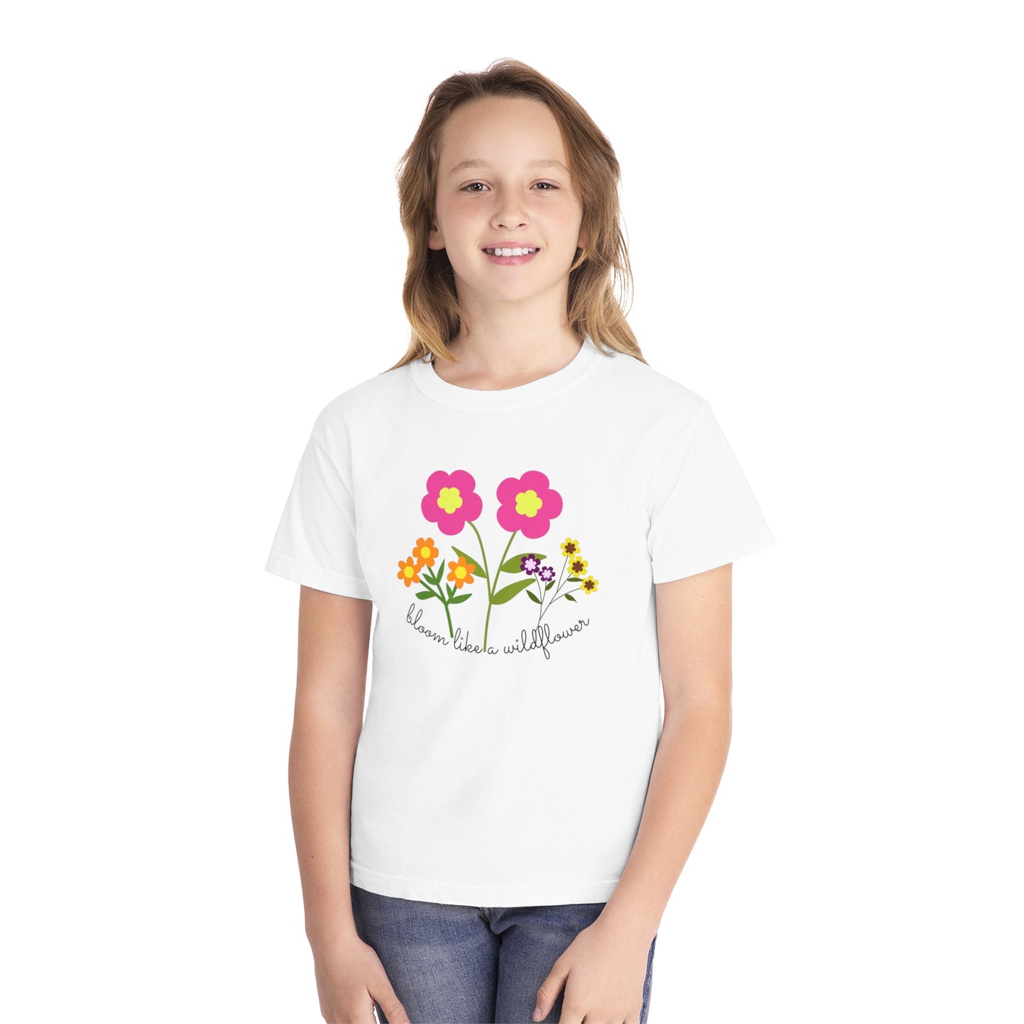 Bloom Like a Wildflower - Kid's Tee