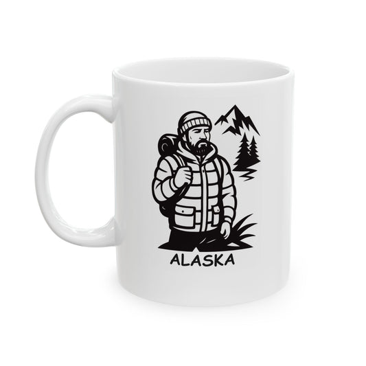 "Alaska: The only place where ‘layers’ isn’t just a fashion choice." Ceramic Mug - 12990
