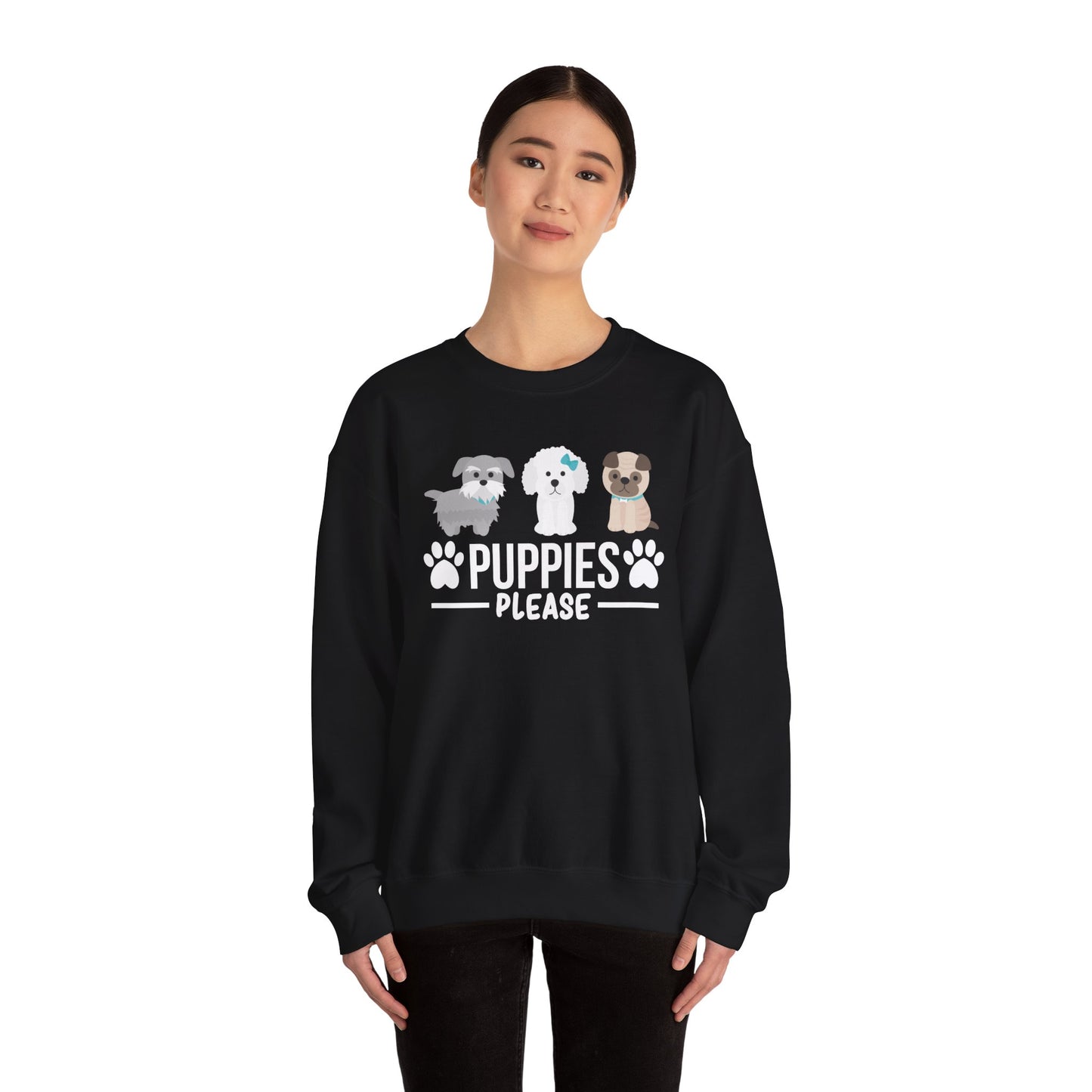 Puppies, Please - Unisex Heavy Blend™ Crewneck Sweatshirt