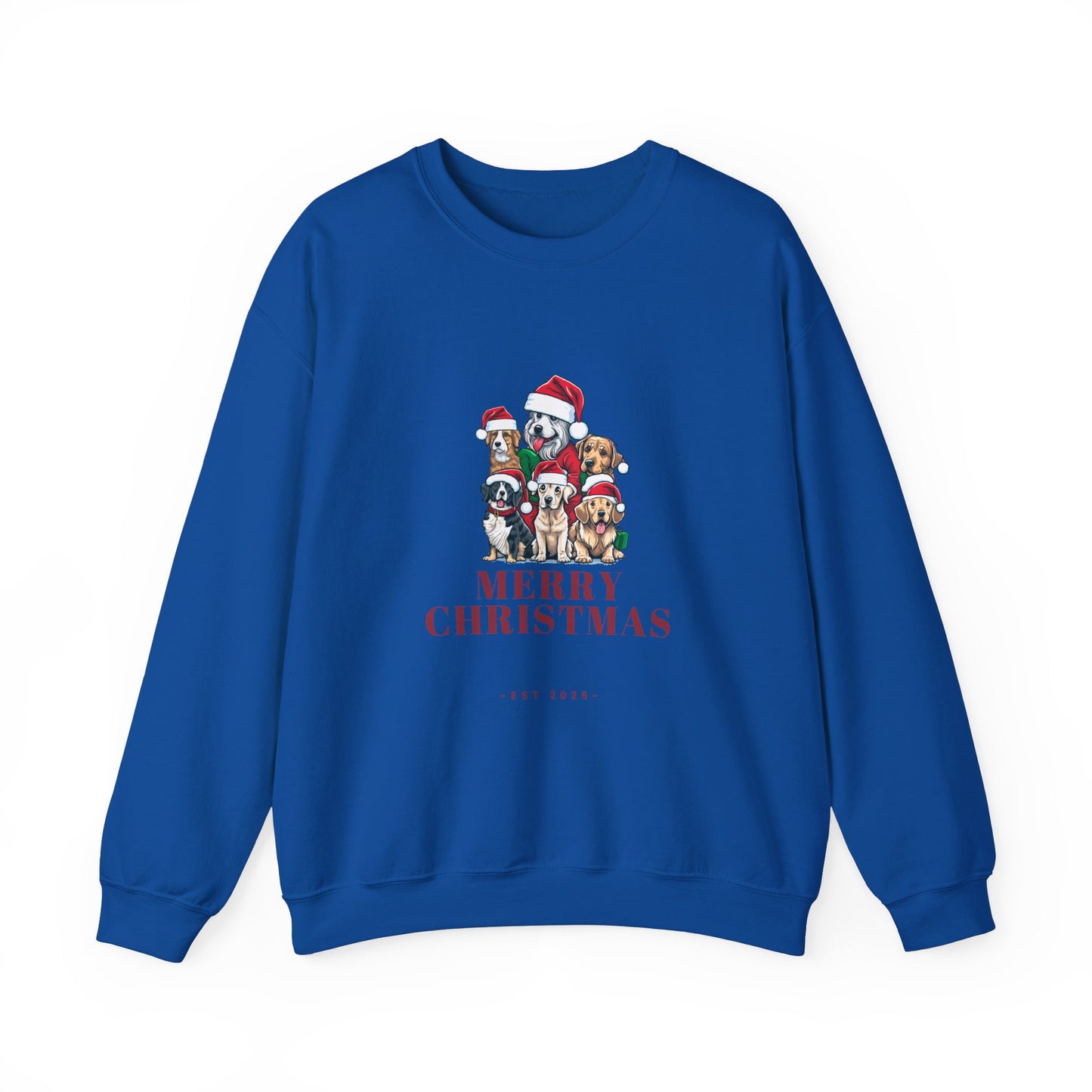 Merry Christmas, Dogs - Unisex Heavy Blend™ Crewneck Sweatshirt