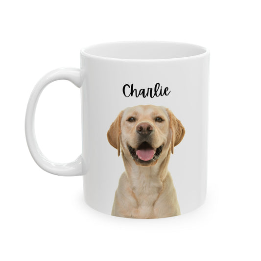 Dog Lover's Ceramic Mug, Dog-Themed Coffee Mug, Present for Pet Owners, Cute Dog Gift, Animal Lover's Kitchenware - 14157