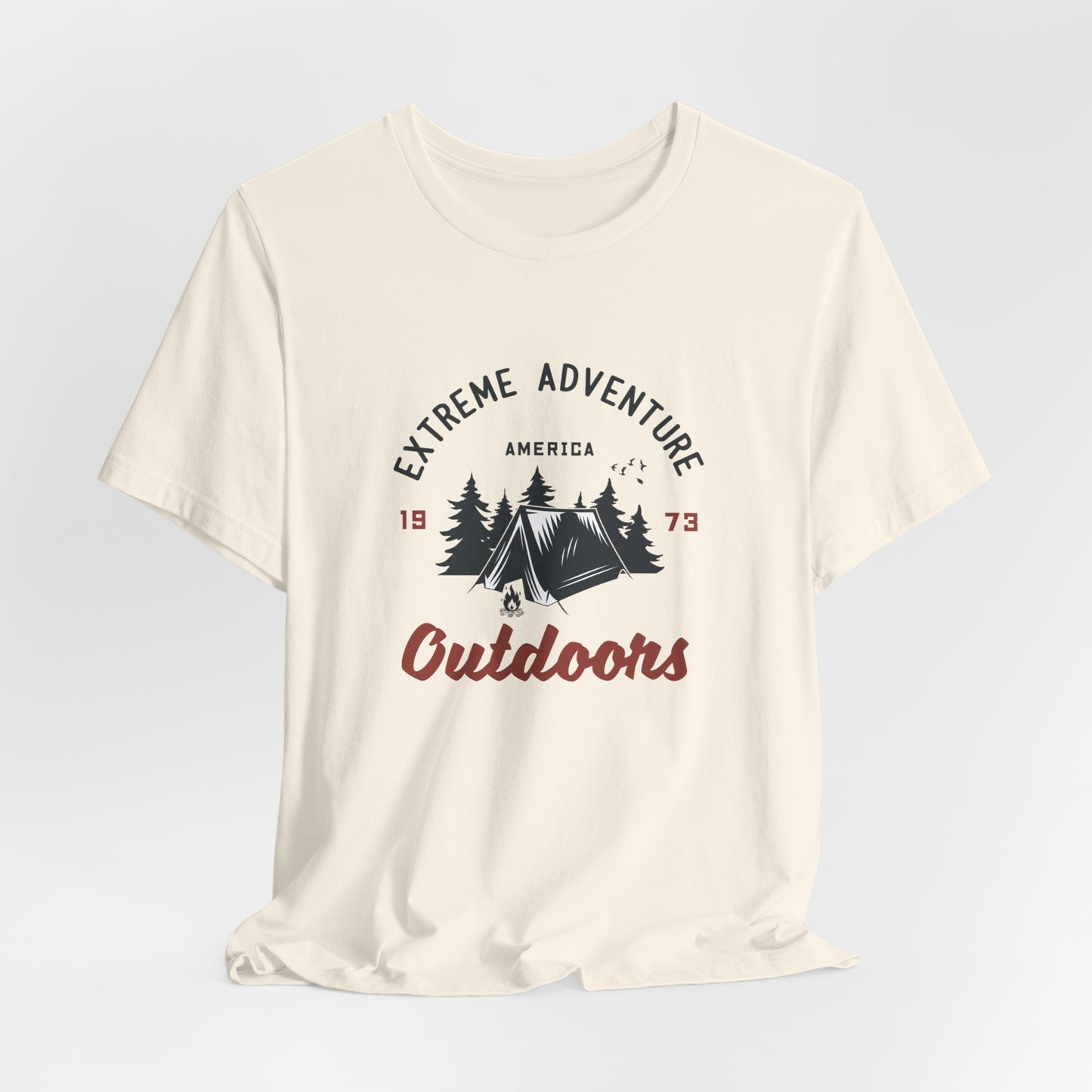 Extreme Adventure America Outdoors - Unisex Jersey Short Sleeve Tee