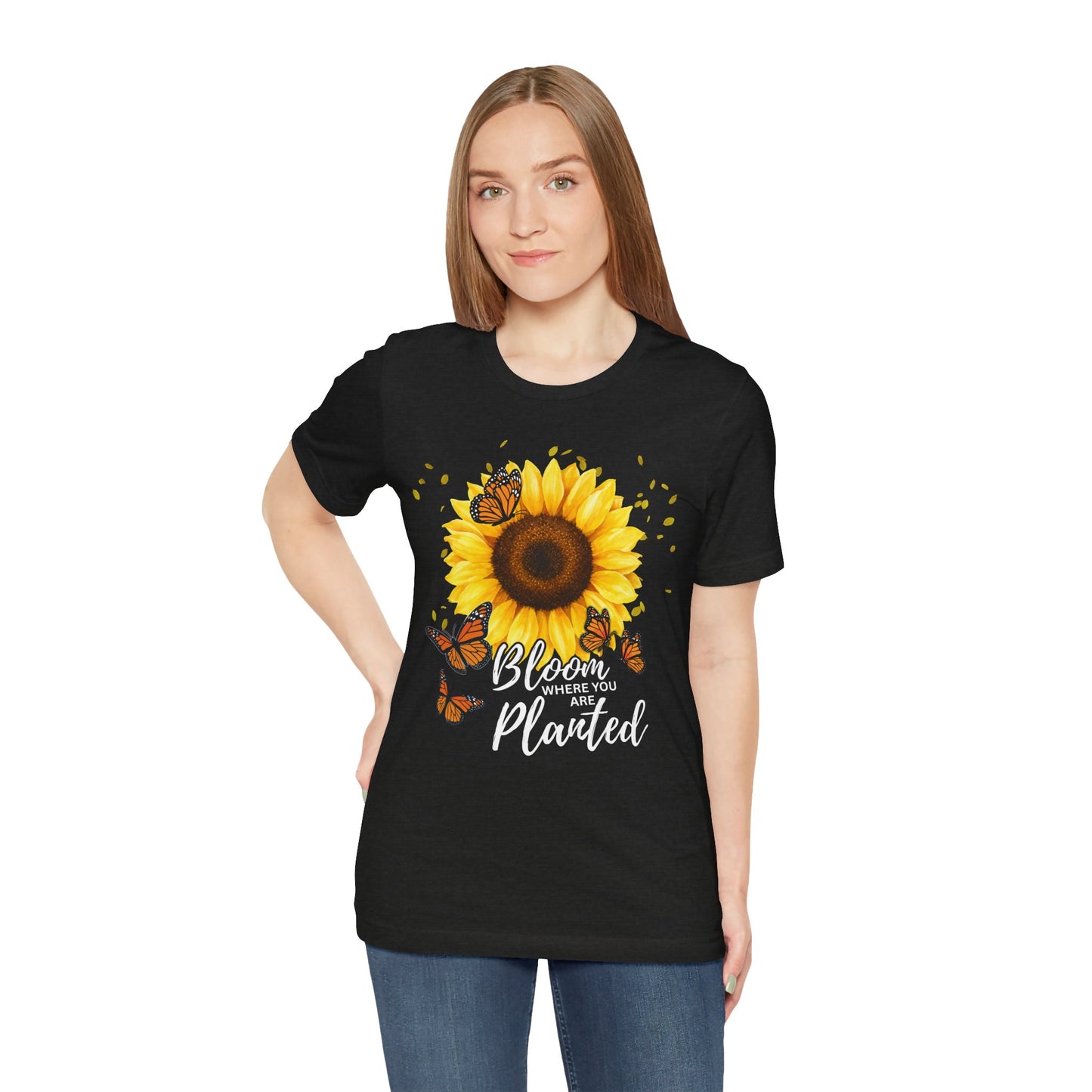 Sunflower Bloom Where You Are Planted Tee - 14920