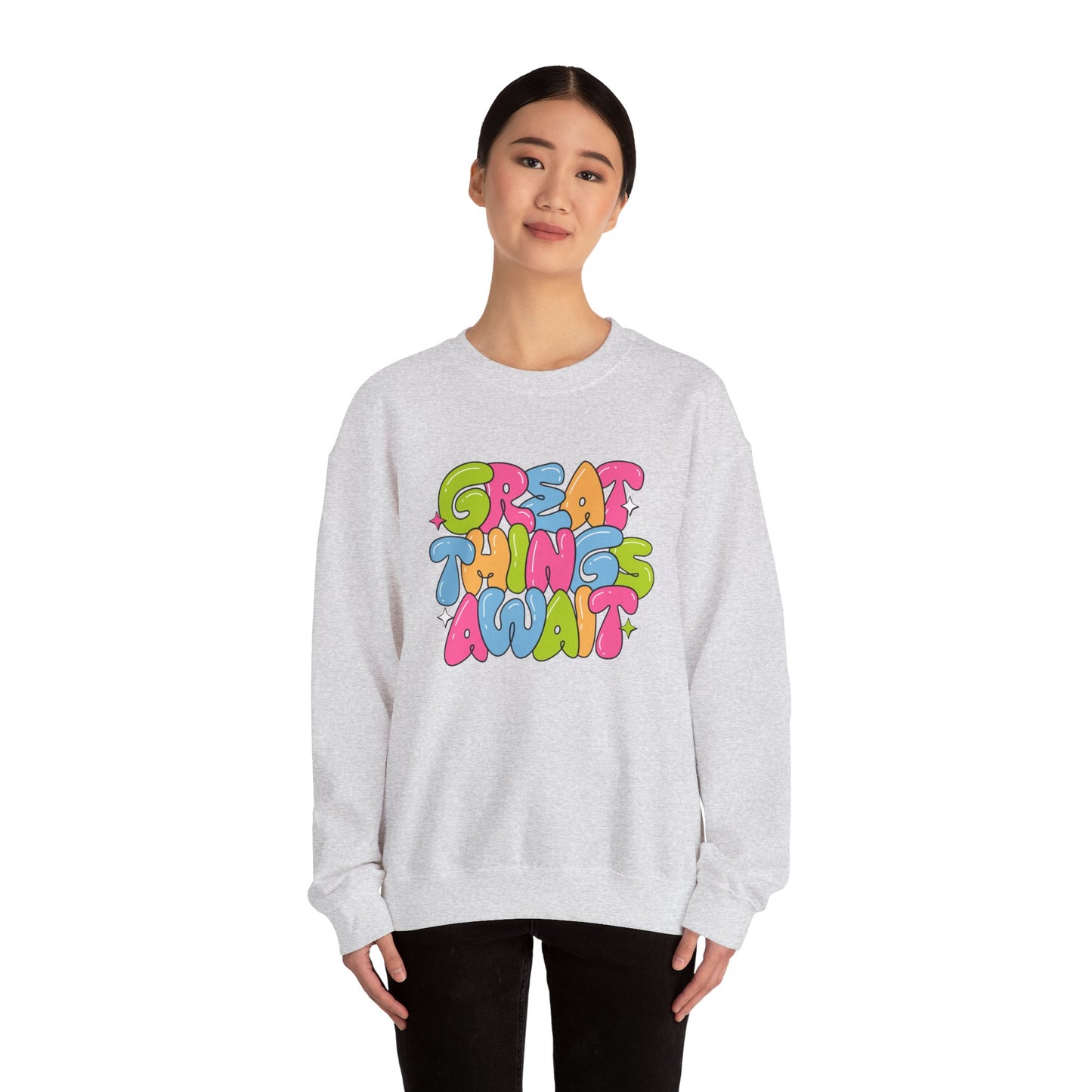 Great Things Awaits - Unisex Heavy Blend™ Crewneck Sweatshirt
