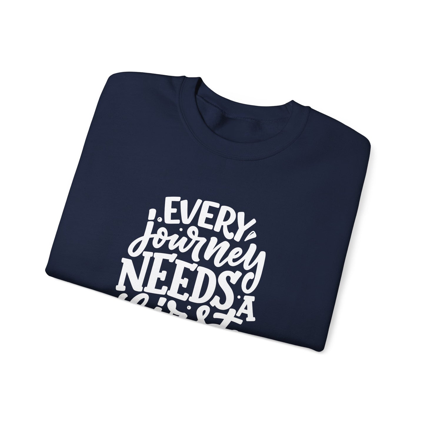 Every Journey Needs A First Step - Unisex Heavy Blend™ Crewneck Sweatshirt