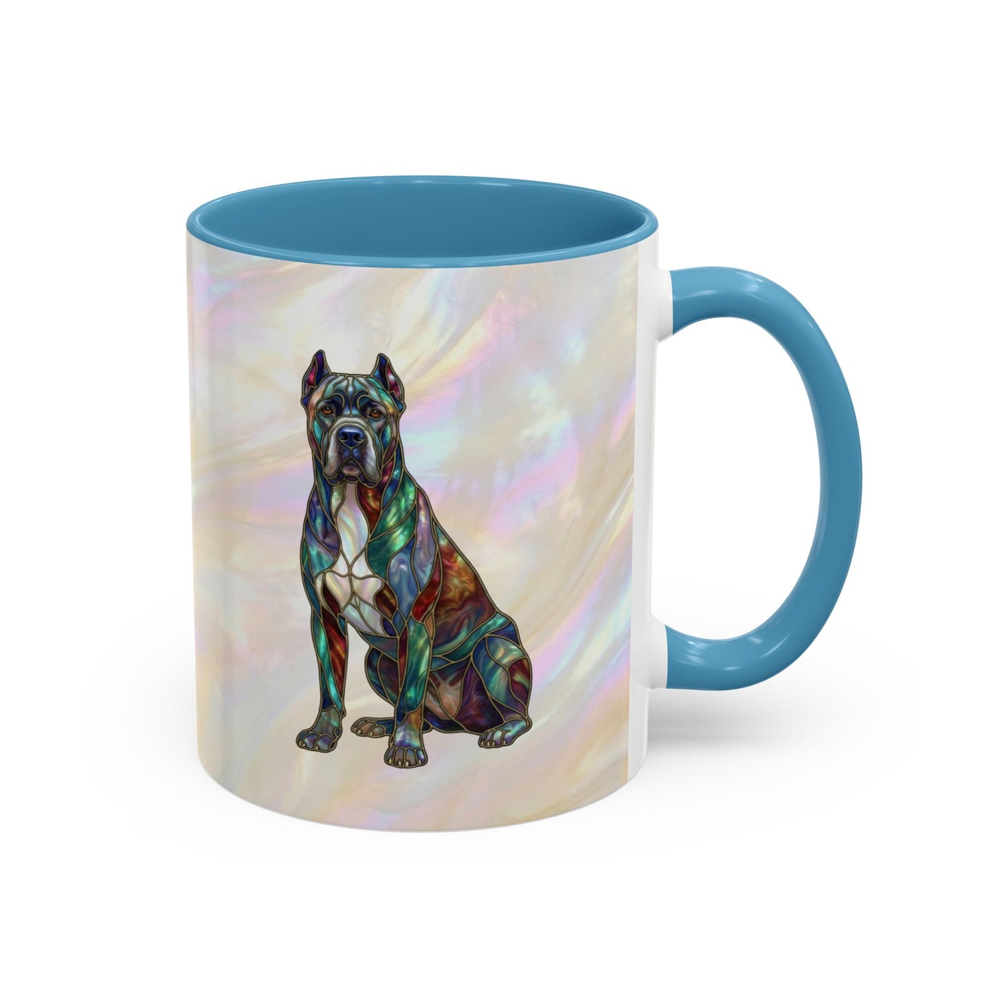 Cane Corso Accent Mug — Stained Glass Design (11/15 oz) - 14623