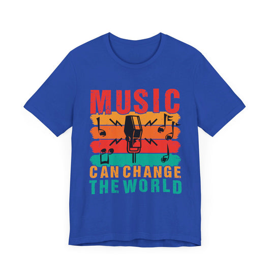 Music Can Change The World - Unisex Jersey Short Sleeve Tee