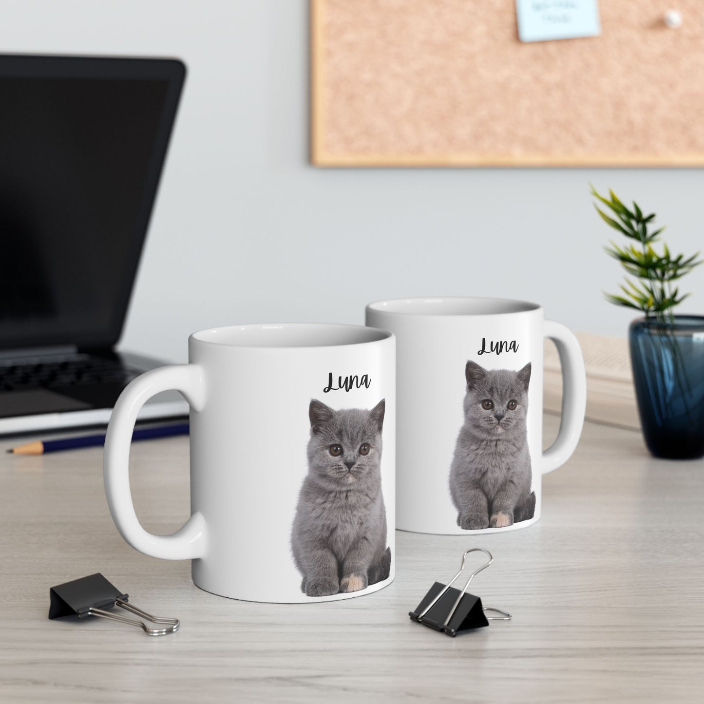 Cozy Cat Ceramic Mug - Perfect for Pet Lovers, Gifts, Home Decor, Coffee, Tea - 14191