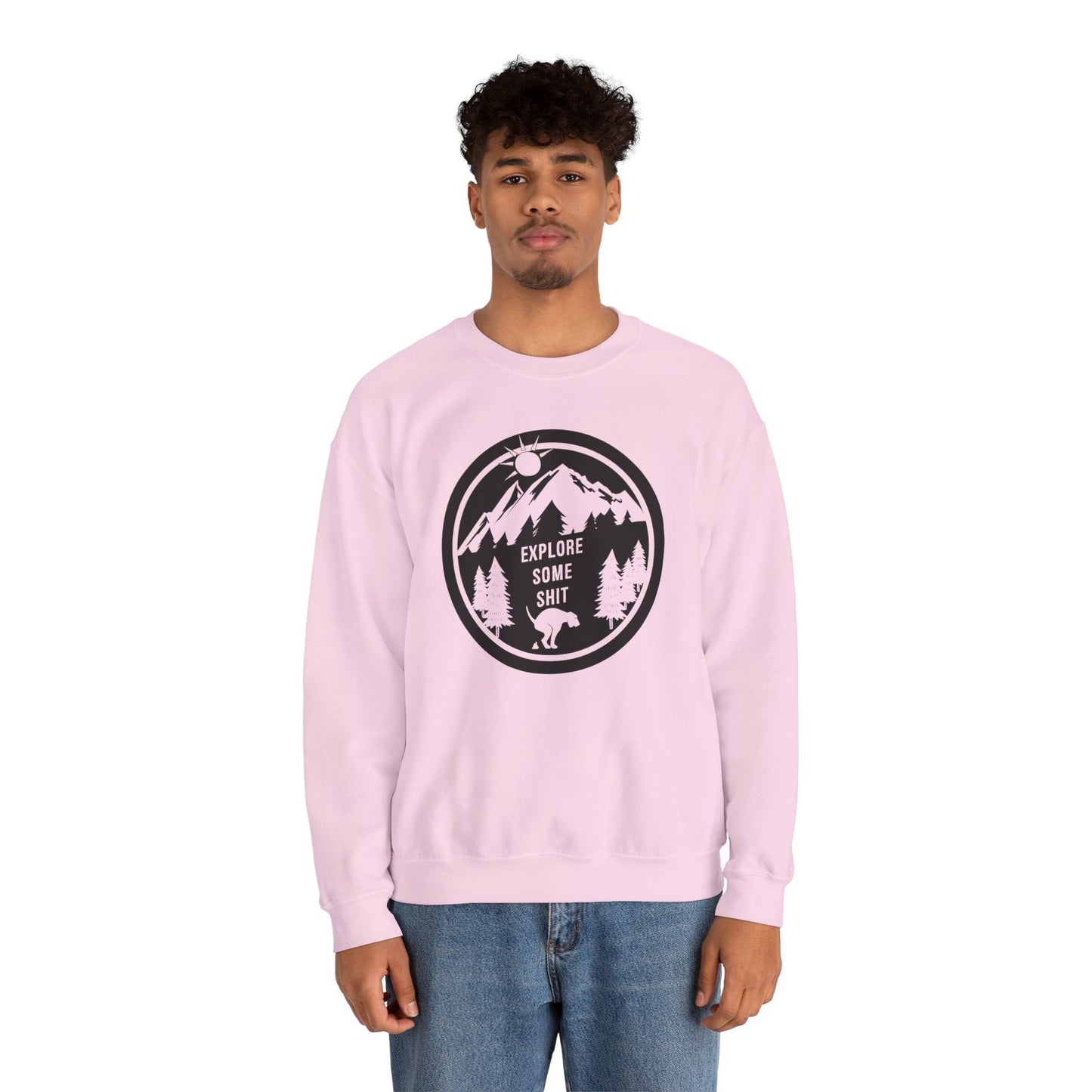 Explore Some Shit - Unisex Heavy Blend™ Crewneck Sweatshirt