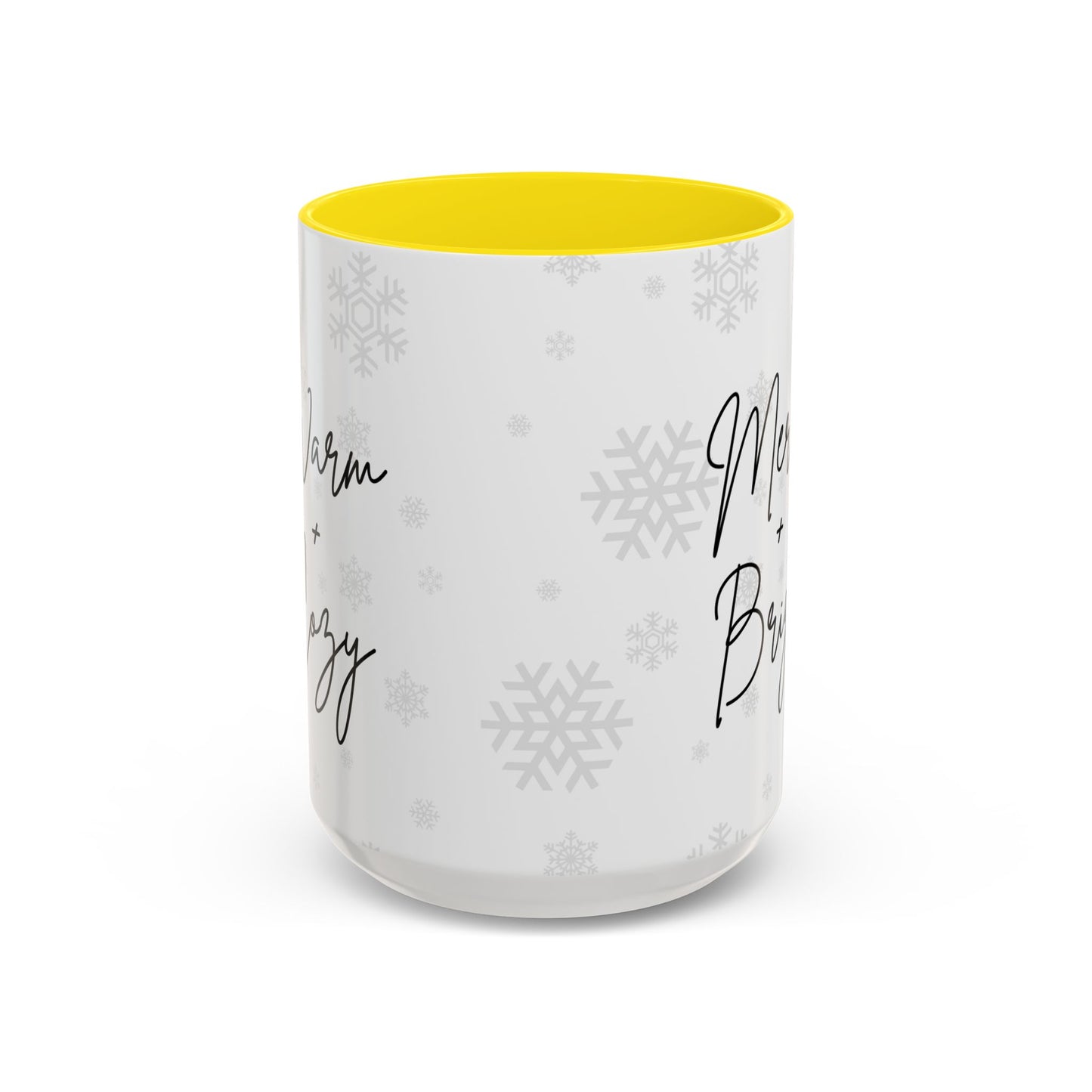 Warm+Cozy, Merry+Bright - Accent Coffee Mug (11, 15oz) - 11115