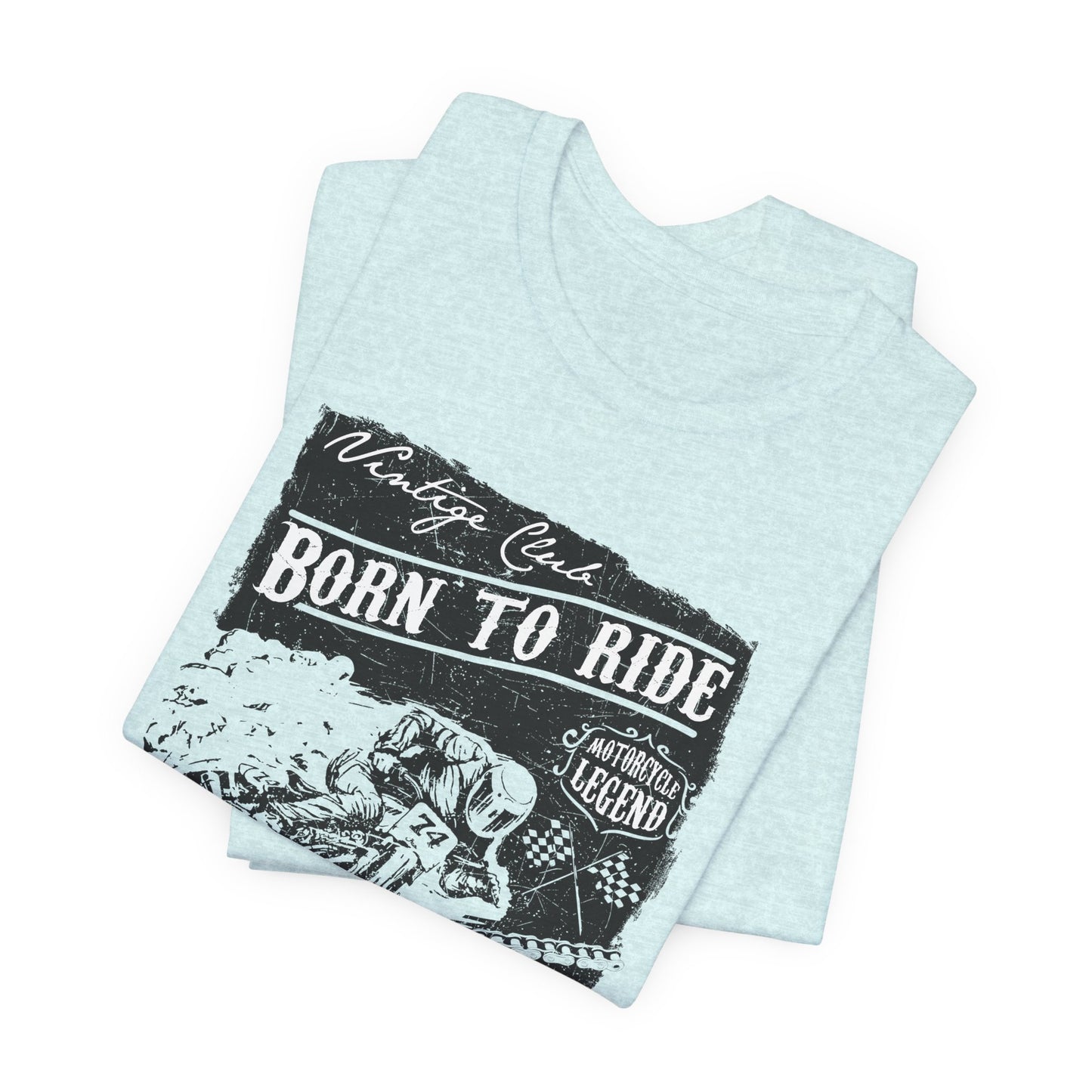 Born To Ride, Forced To Work - Unisex Jersey Short Sleeve Tee