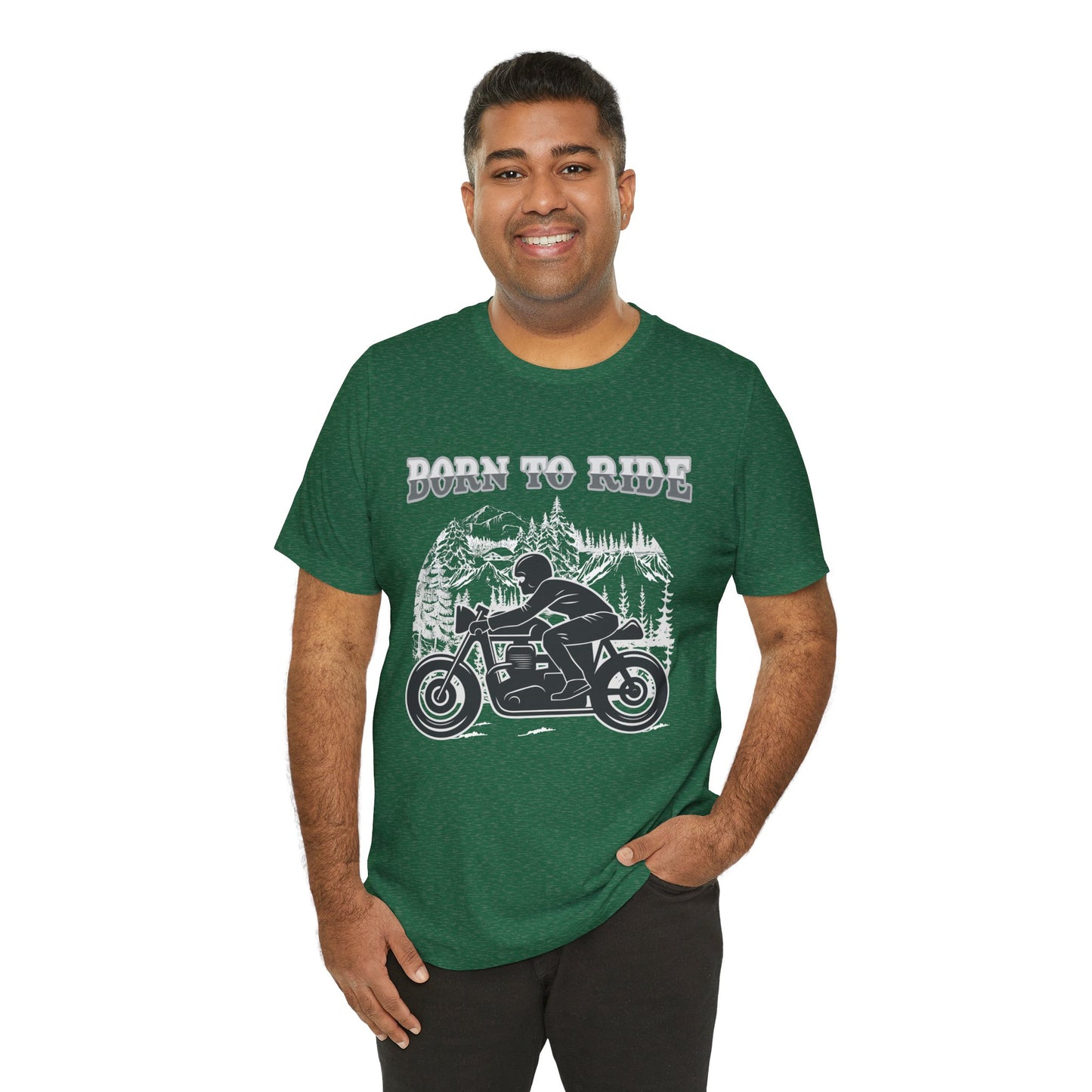 Born To Ride - Unisex Jersey Short Sleeve Tee - 13377