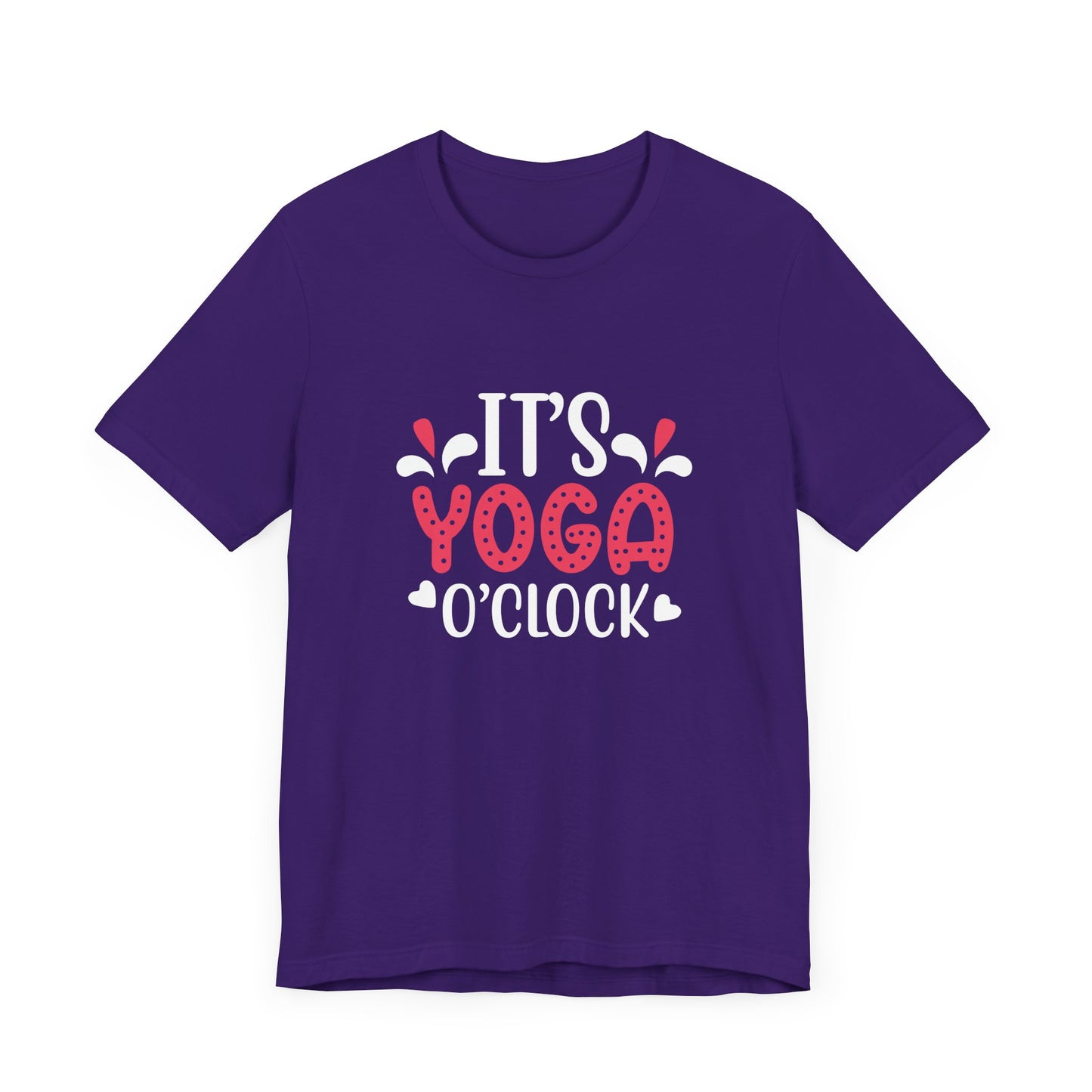 It's Yoga O'clock - Unisex Jersey Short Sleeve Tee - 12409
