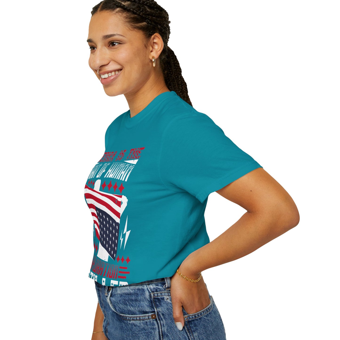 Patriotic Unisex T-Shirt - Spirit of Human Exploration, Independence Day Gift, July 4th Celebration Wear, American Pride Tee - 13792
