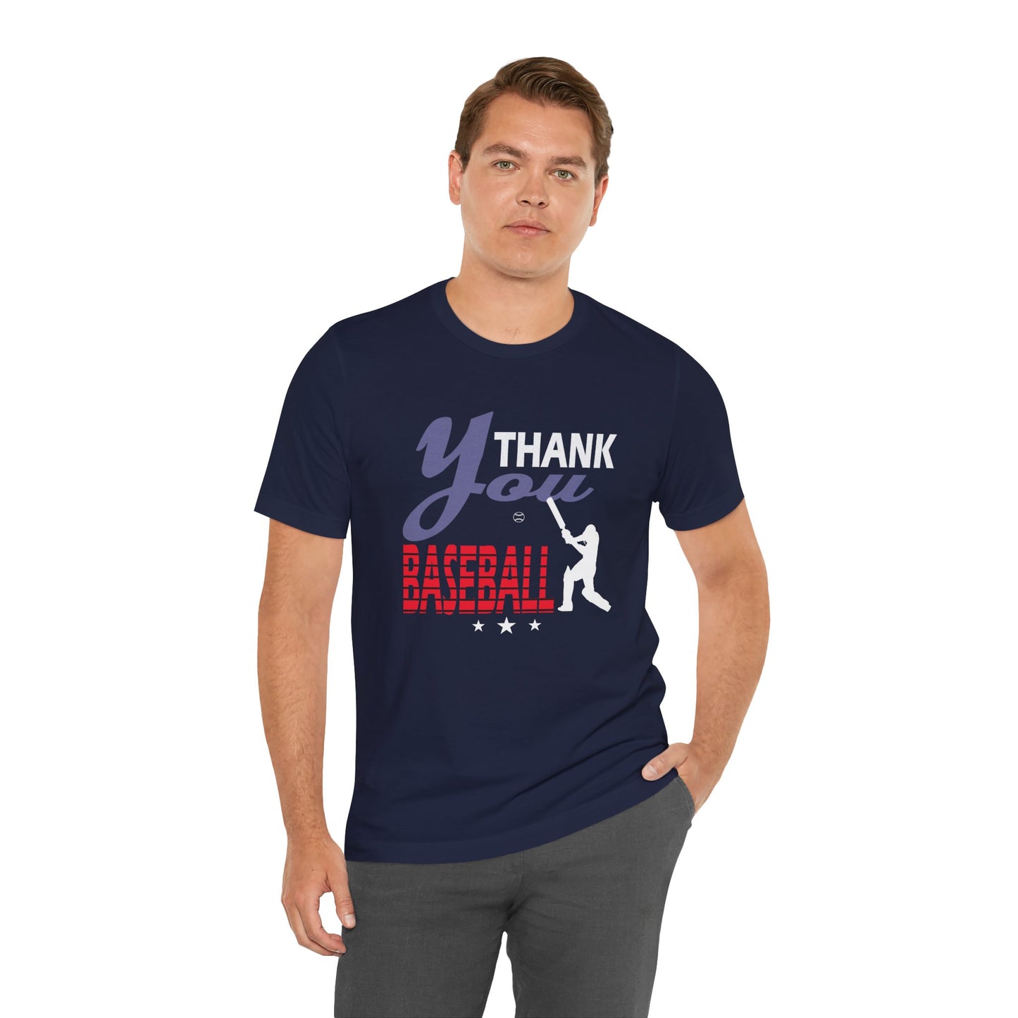 Thank You Baseball - Unisex Jersey Short Sleeve Tee - 13906