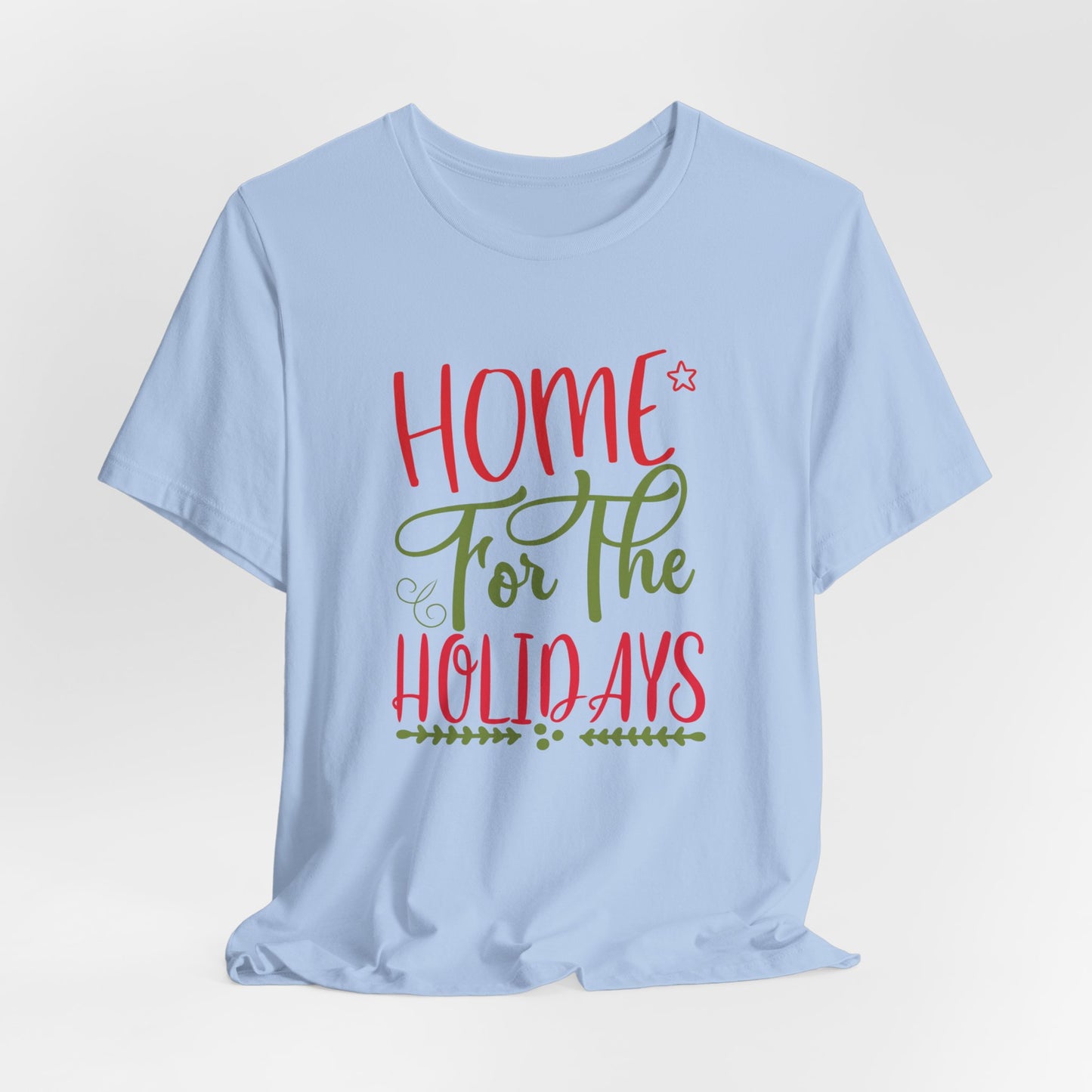 Christmas: Home For The Holiday - Unisex Jersey Short Sleeve Tee