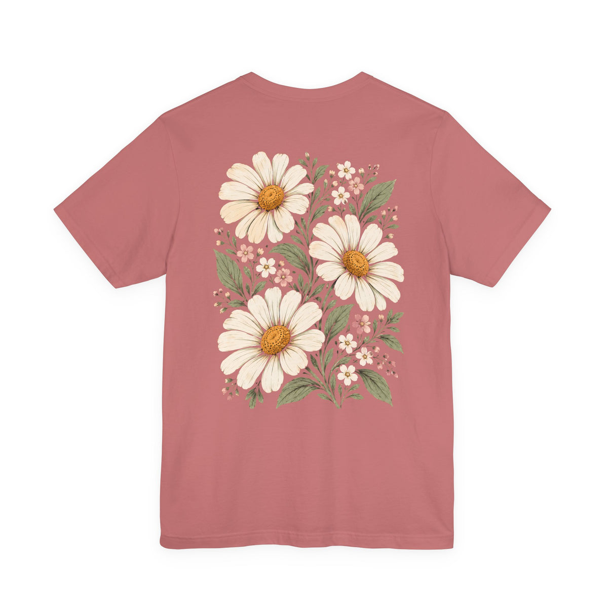 Daisy Garden T-Shirt, Vintage Floral Graphic Tee - 14985