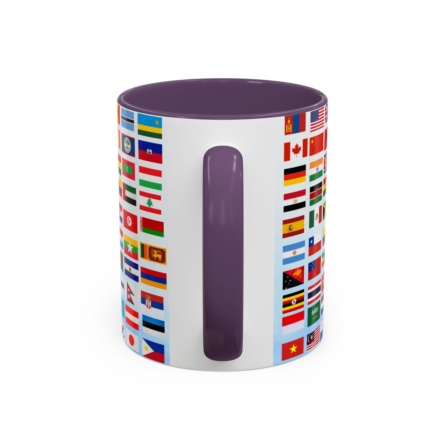 Kids, Happy Birthday, World Flag Fan, Details Customizable - Accent Coffee Mug (11, 15oz) - 11232