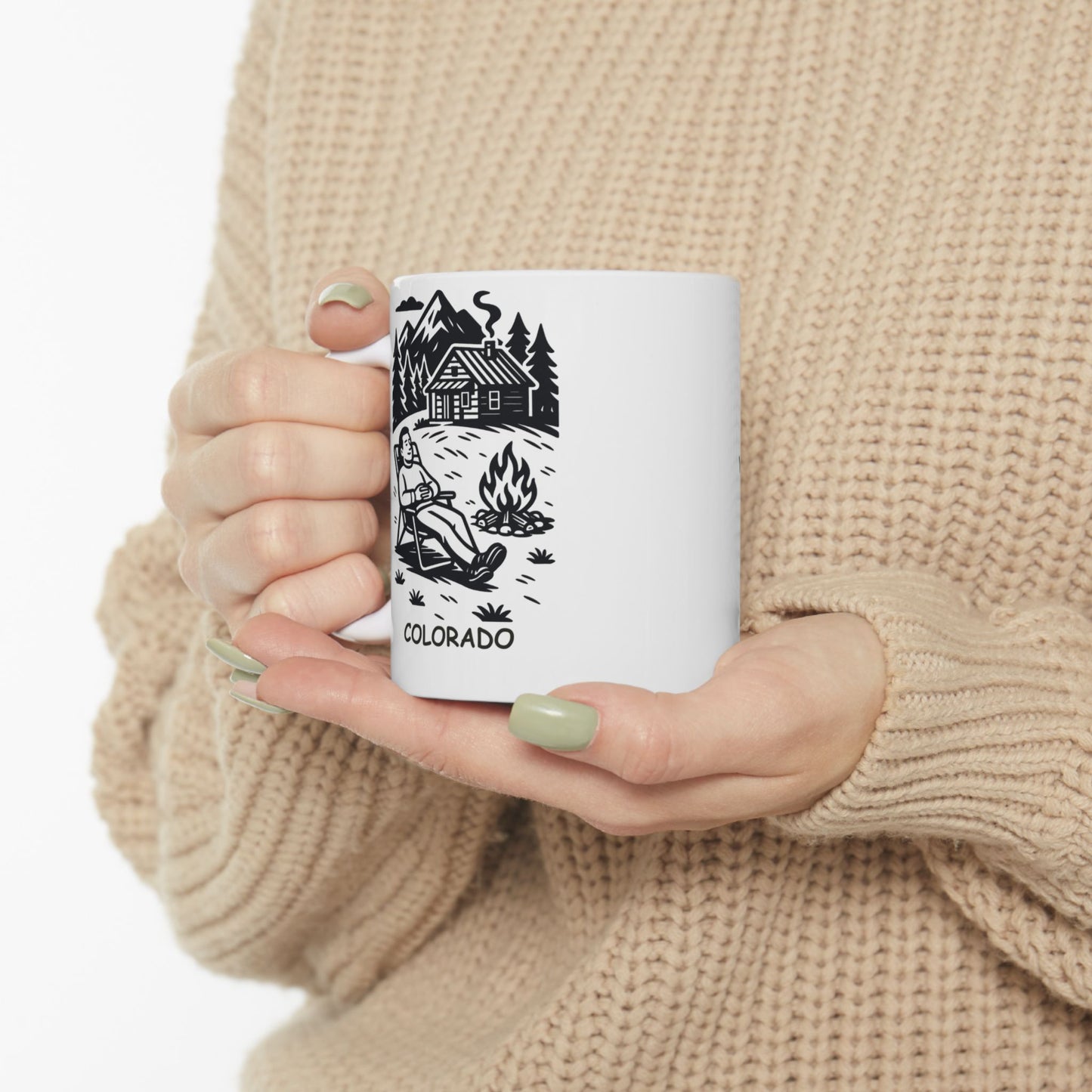 "Colorado: Where ‘getting away from it all’ means a weekend in the mountains." Ceramic Mug - 13507