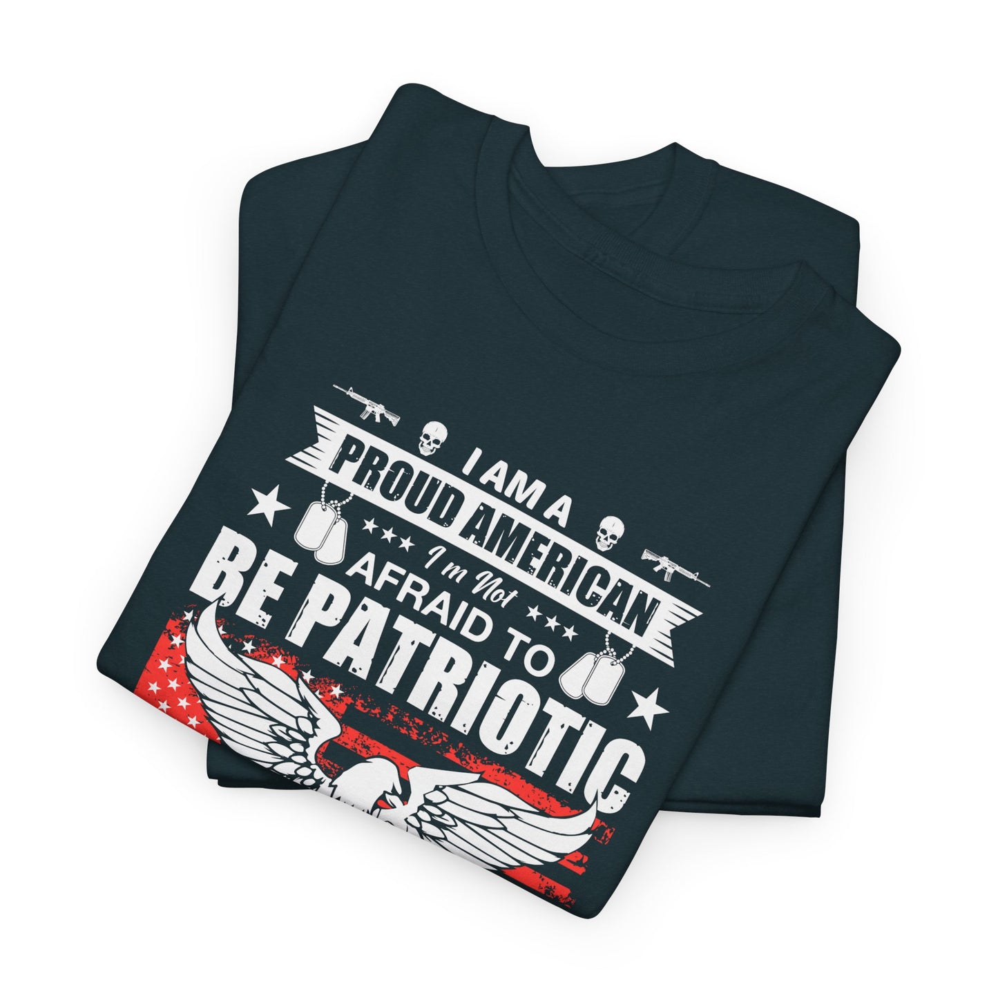 Unisex Patriotic Tee - Proud American T-Shirt, 4th of July Gift, Freedom Shirt, Memorial Day Apparel, Casual Wear - 13789