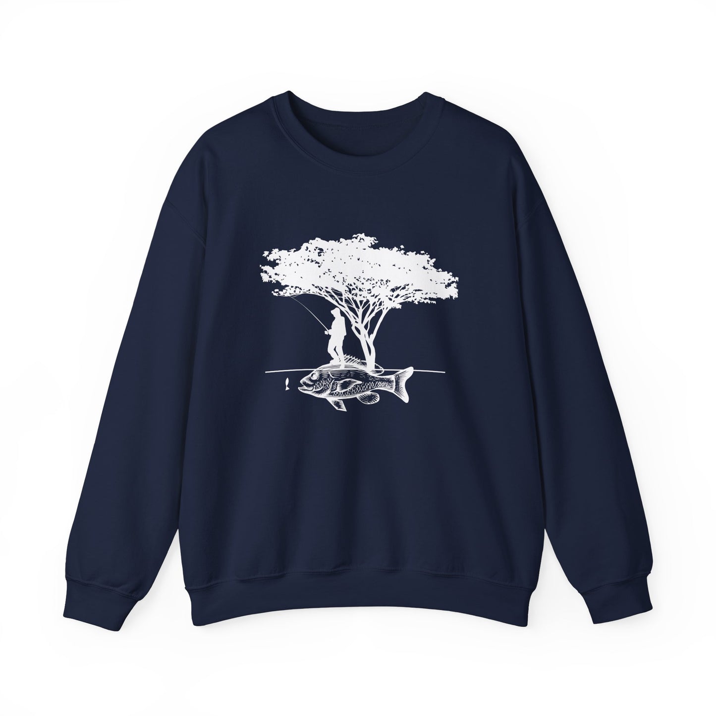 Fishing - Unisex Heavy Blend™ Crewneck Sweatshirt - 12334