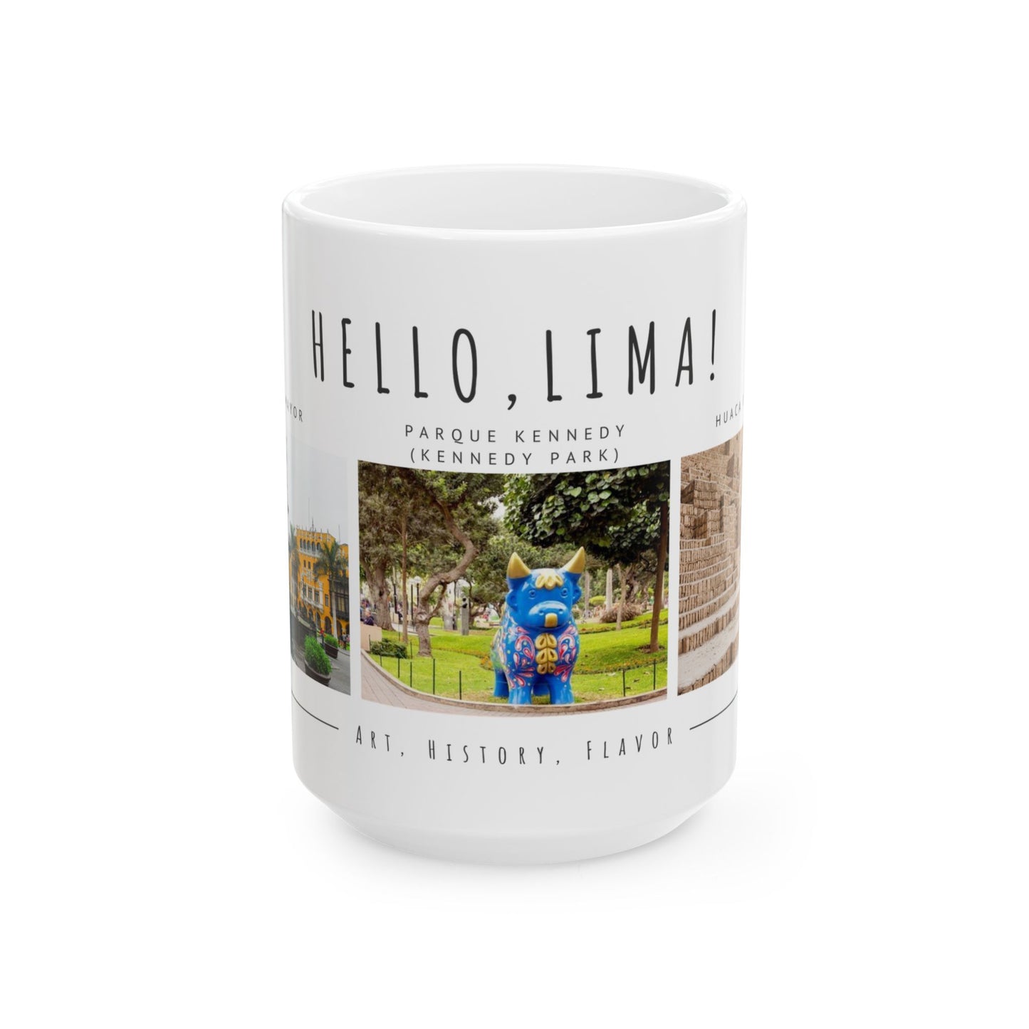Hello Lima! Ceramic Mug - 11oz & 15oz | Travel Gift, Art & History Mug - 12028