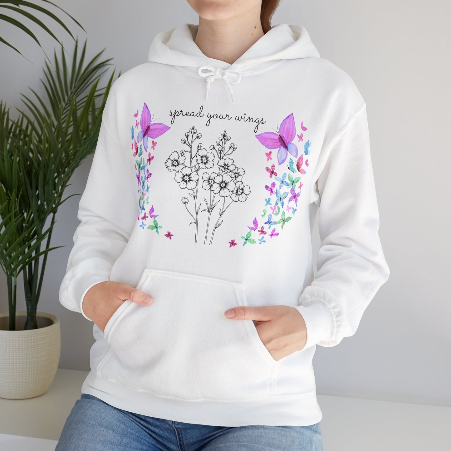 Butterfly Unisex Heavy Blend™ Hooded Sweatshirt - 12319