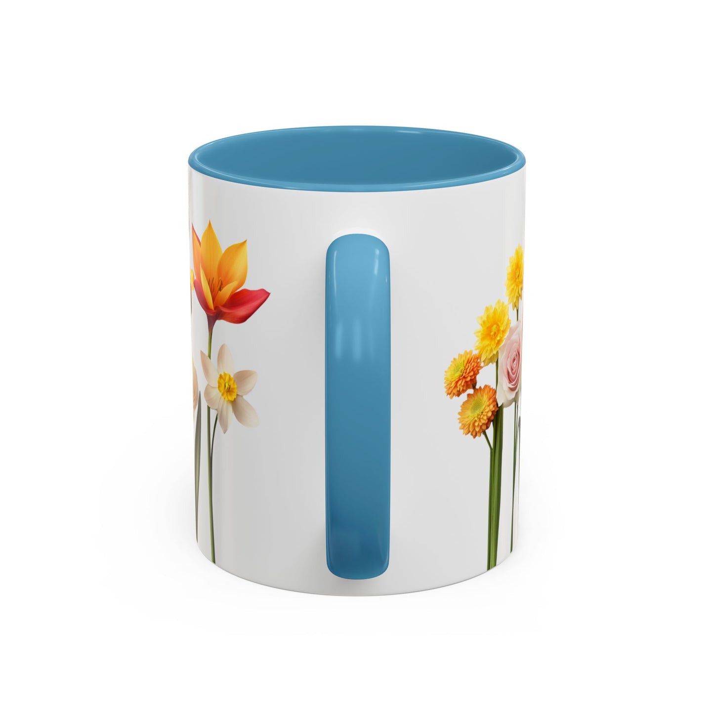 Bright Flowers - Accent Coffee Mug (11, 15oz) - 10400