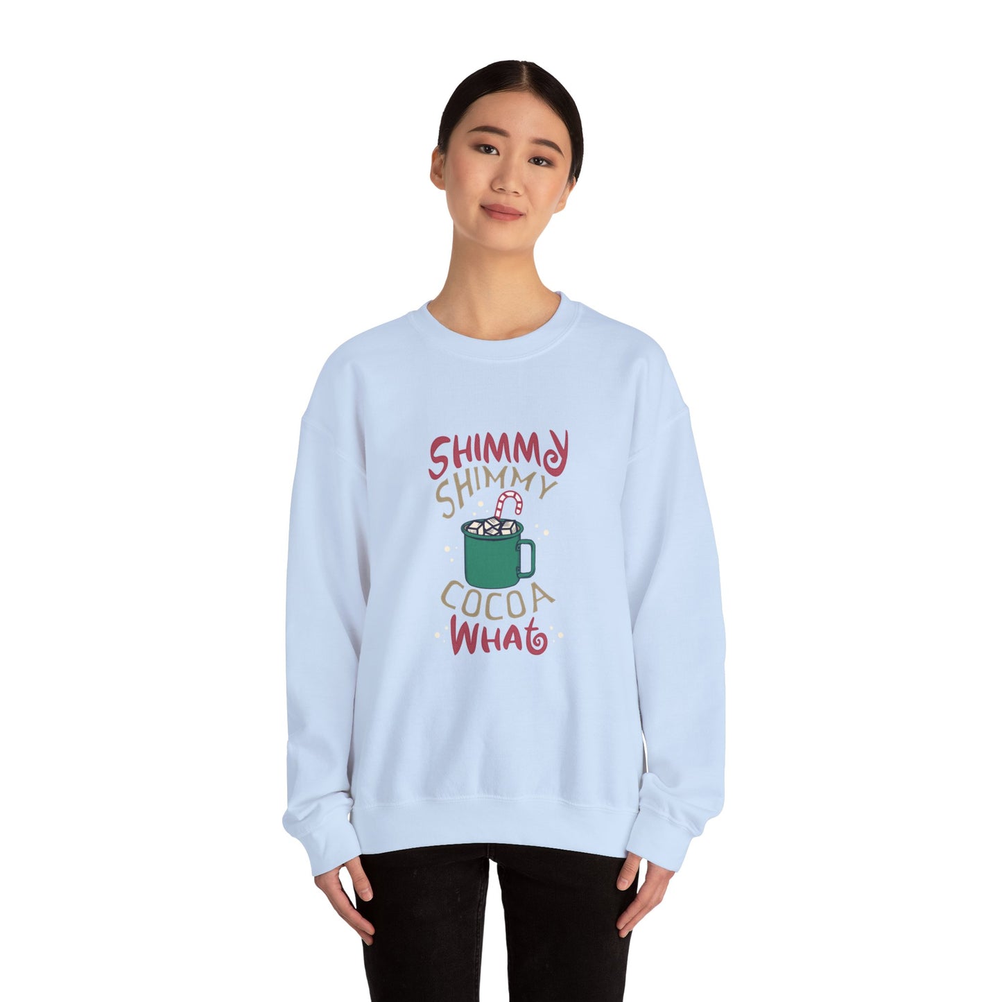 Shimmy Shimmy Cocoa What - Unisex Heavy Blend™ Crewneck Sweatshirt